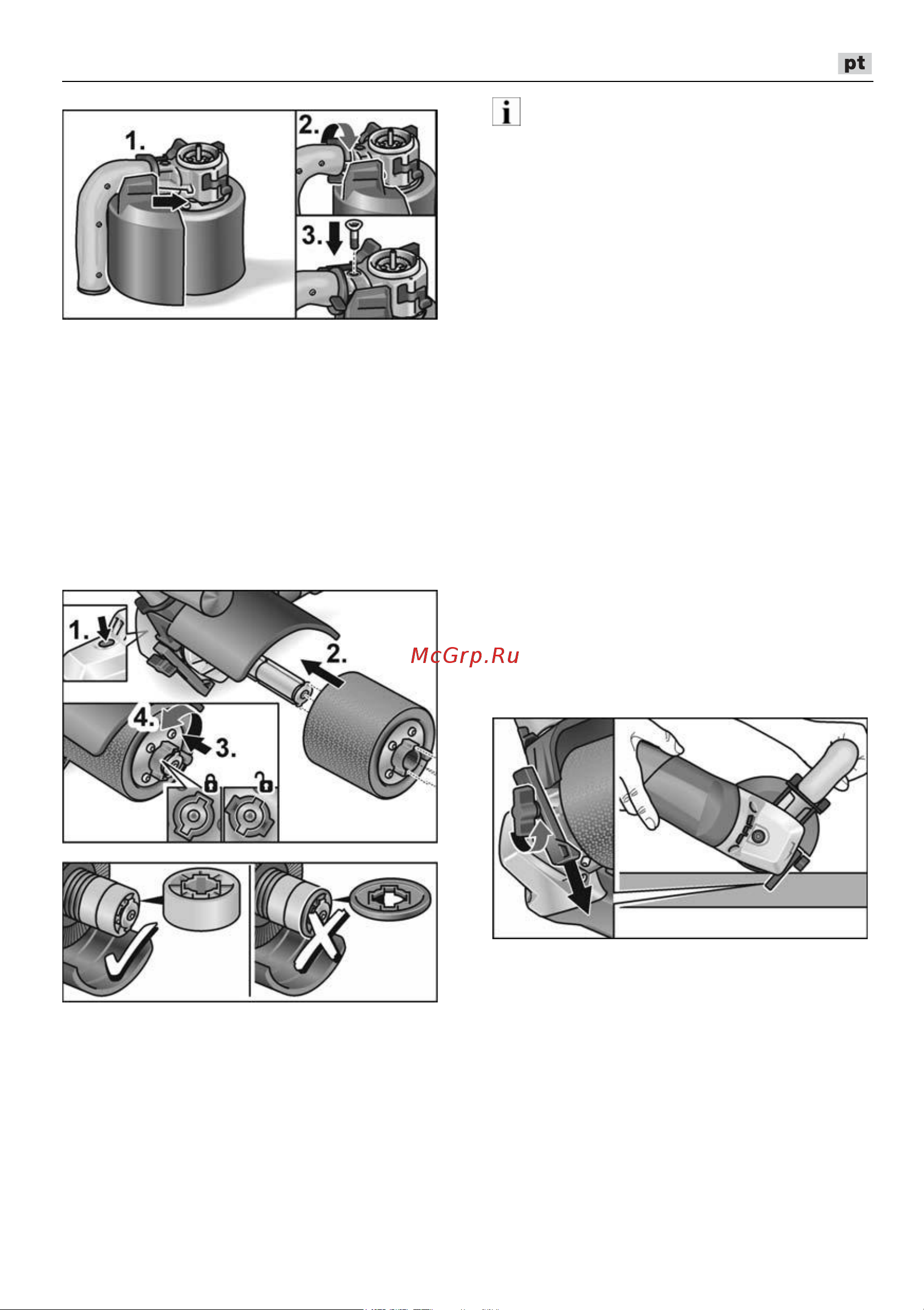Flex TRINOX BSE 14-3 INOX Set 433454 [79/352] Fixar a ferramenta