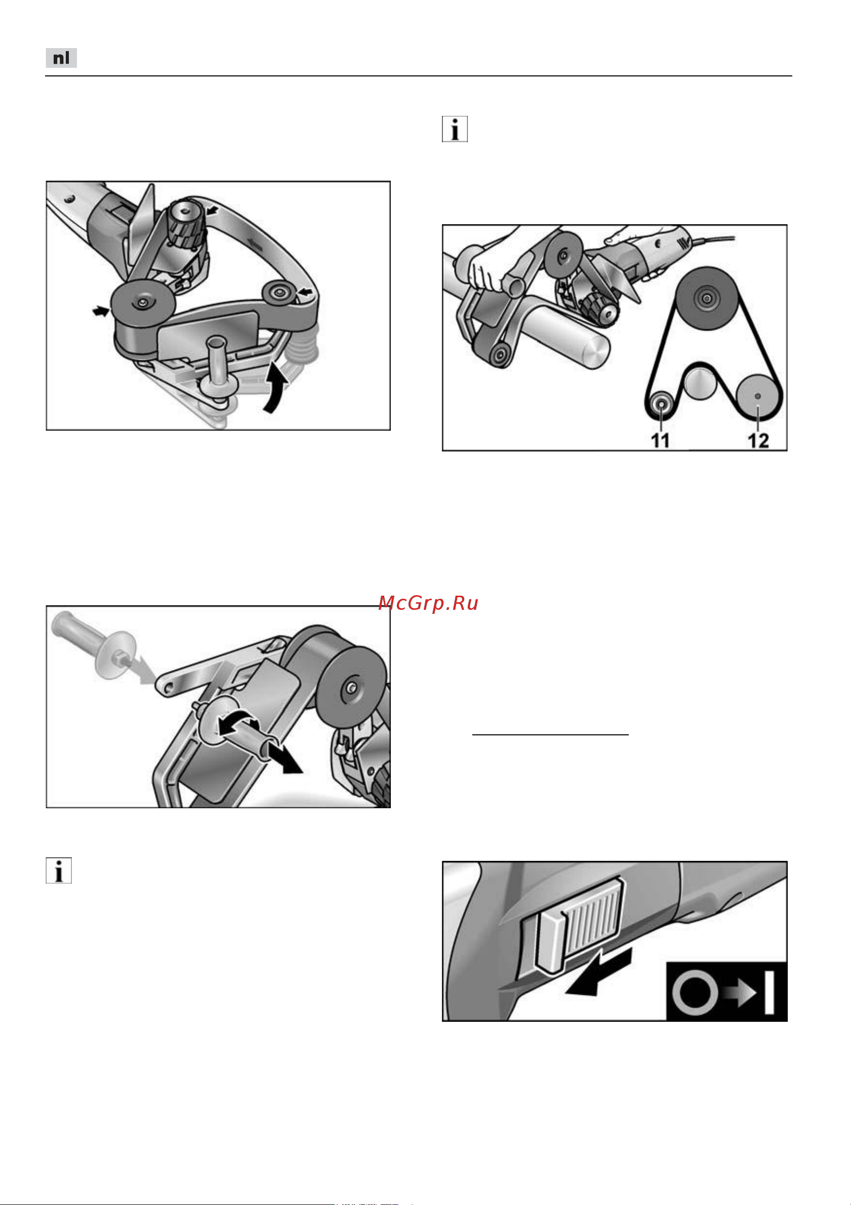 Flex BSE 14-3 100 Set [96/352] In en uitschakelen