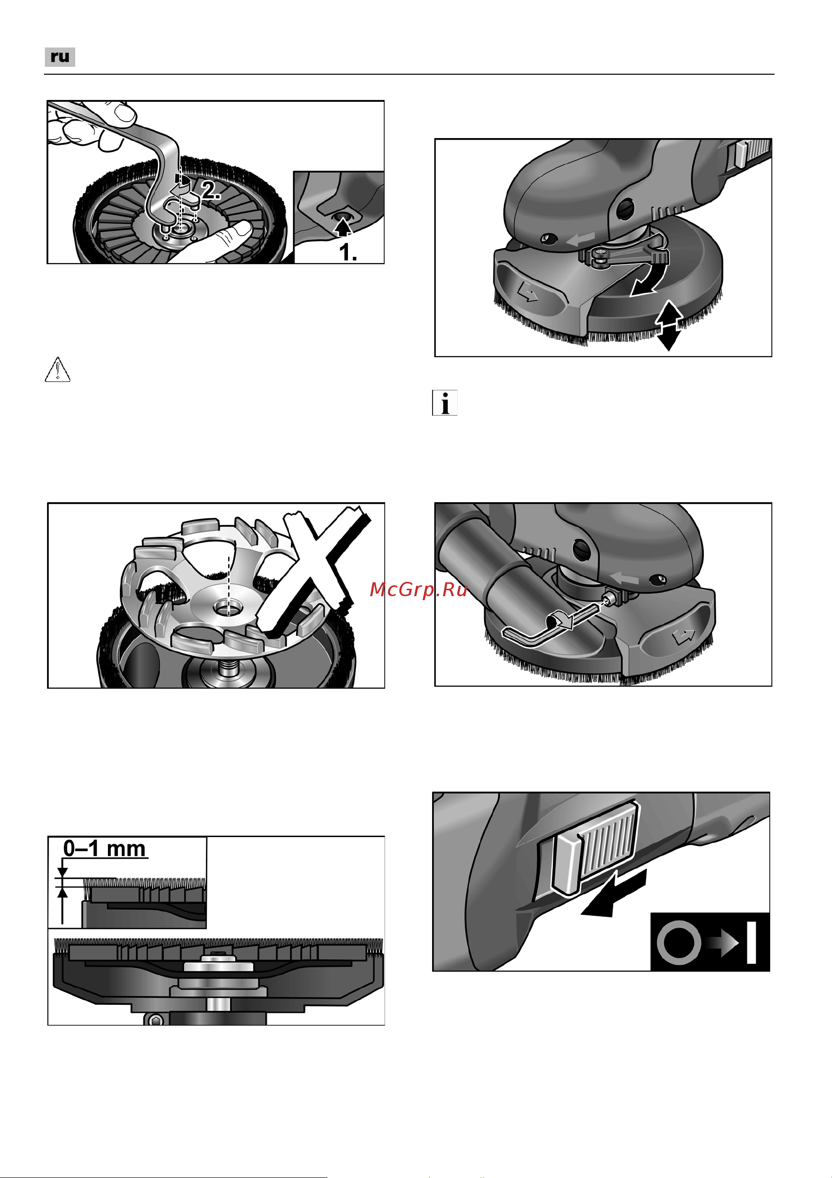 Flex SE 14-2 150 Set [236/240] Включение и выключение электроинструмента