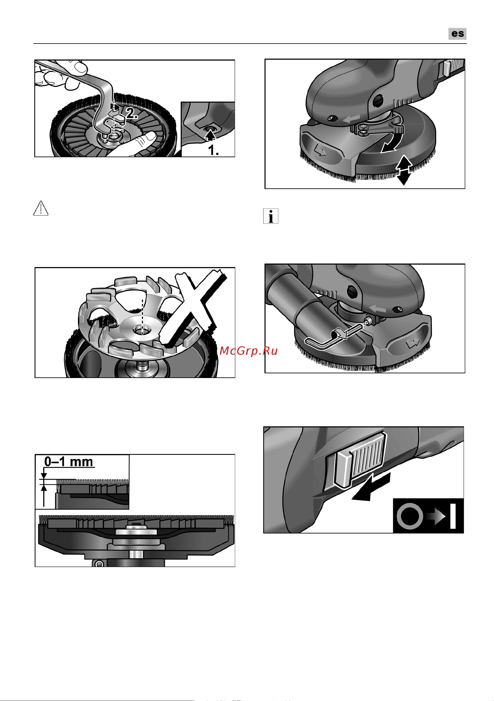 Flex SE 14-2 150 Set [59/240] Controlar la posición de la cubierta de protección