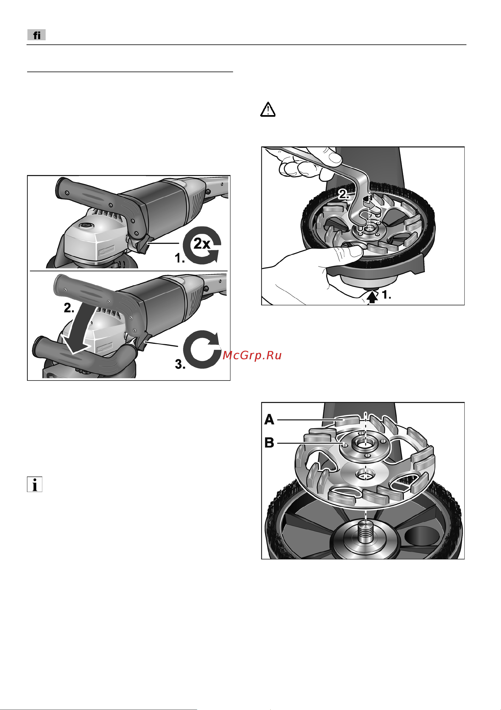 Flex LD 18-7 150 R, Kit Turbo-Jet [118/224] Ennen käyttöönottoa