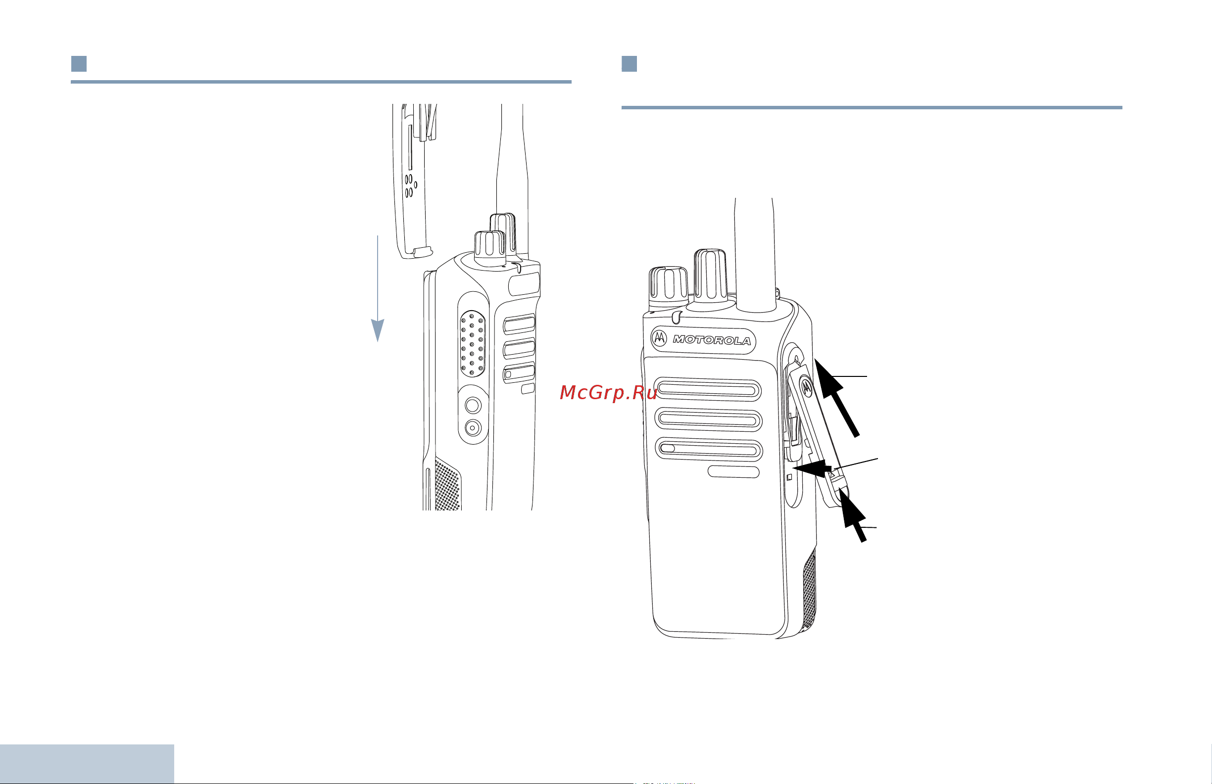 Motorola MotoTRBO DP2400e UHF (MDH02RDC9JA2AN) [12/472] Preparing your radio for use