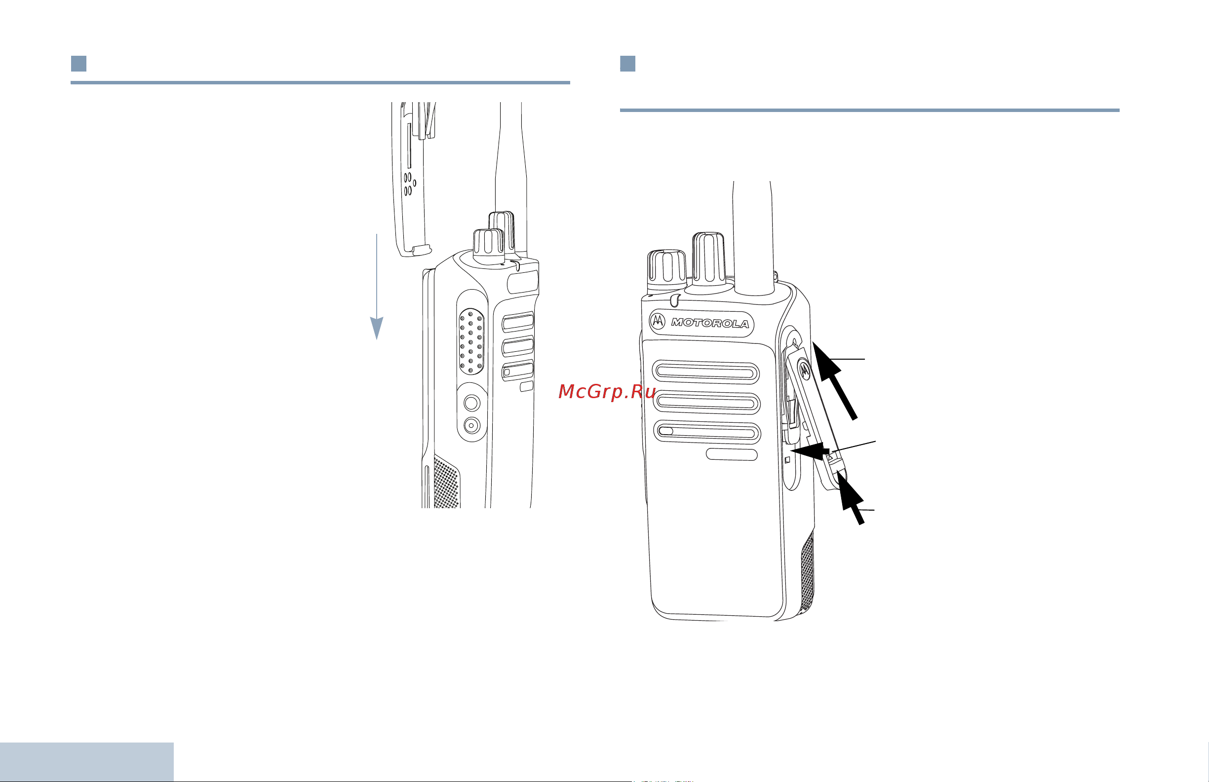 Motorola MotoTRBO DP2400e UHF (MDH02RDC9JA2AN) [168/472] Predisposizione della radio