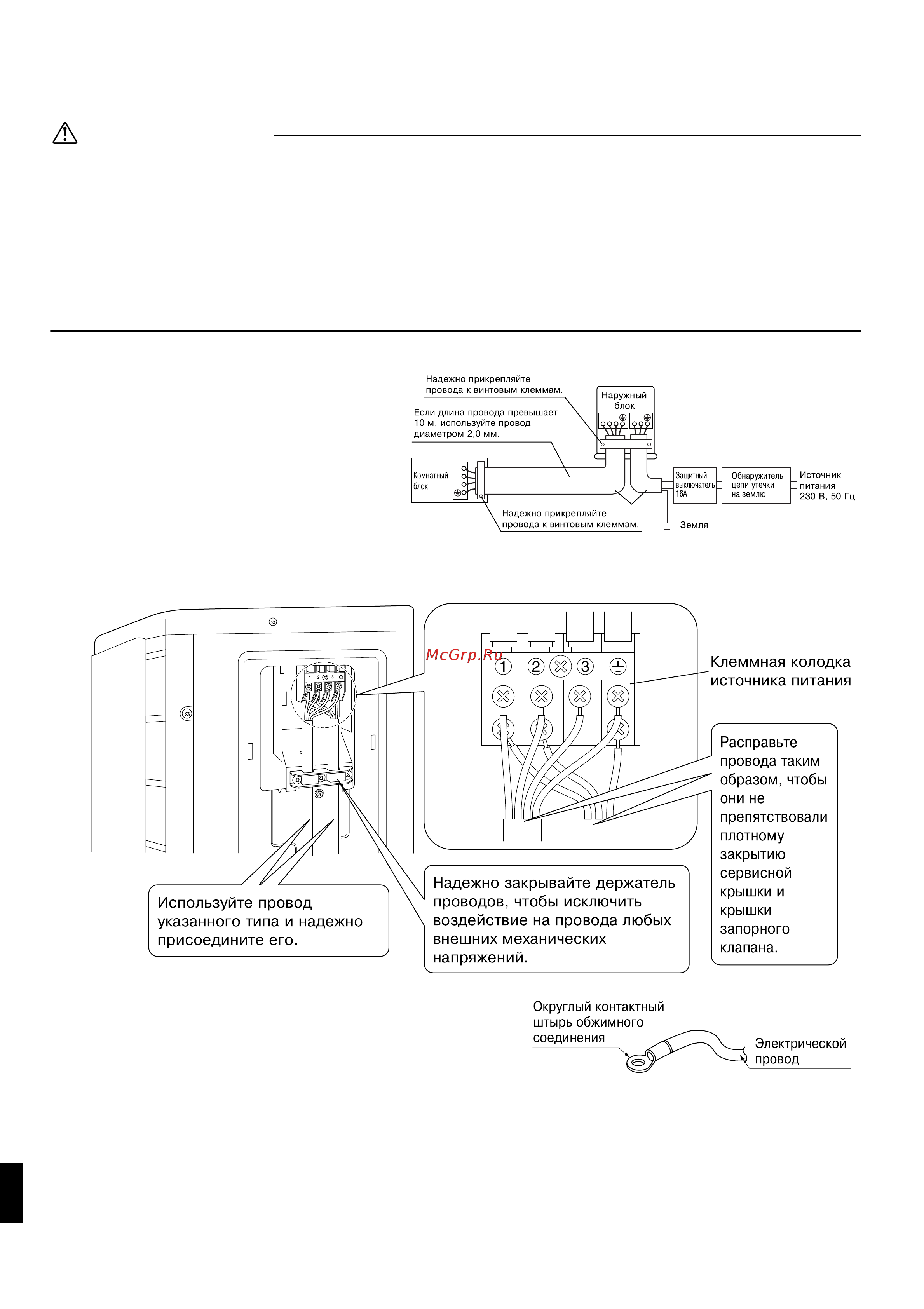 Daikin RKS25DVMB [10/13] Электропроводка
