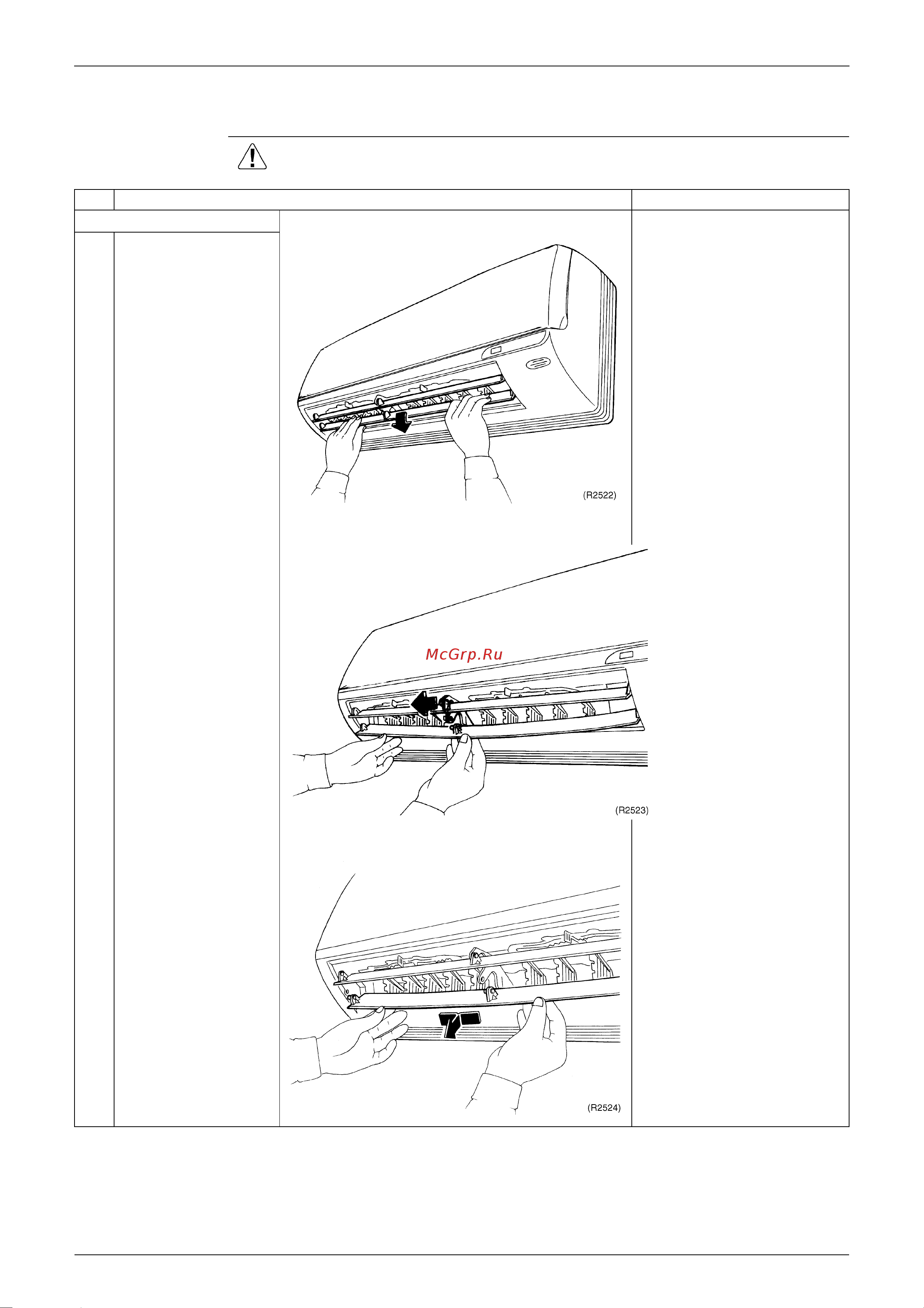 Daikin ATX35BVMB [145/201] Removal of horizontal blade and vertical blade