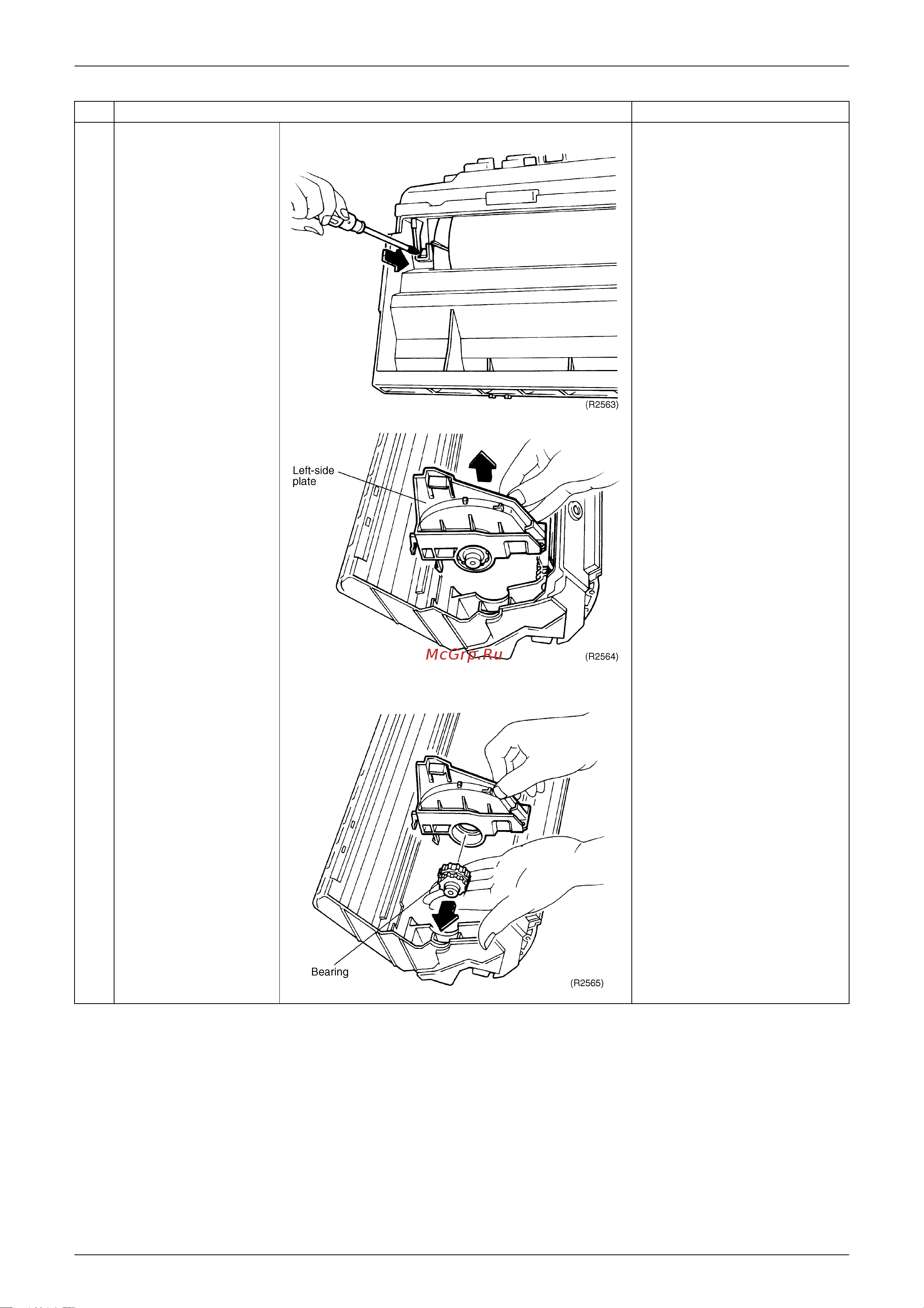 Daikin ATX35BVMB [160/201] Disengage a hook from the backward