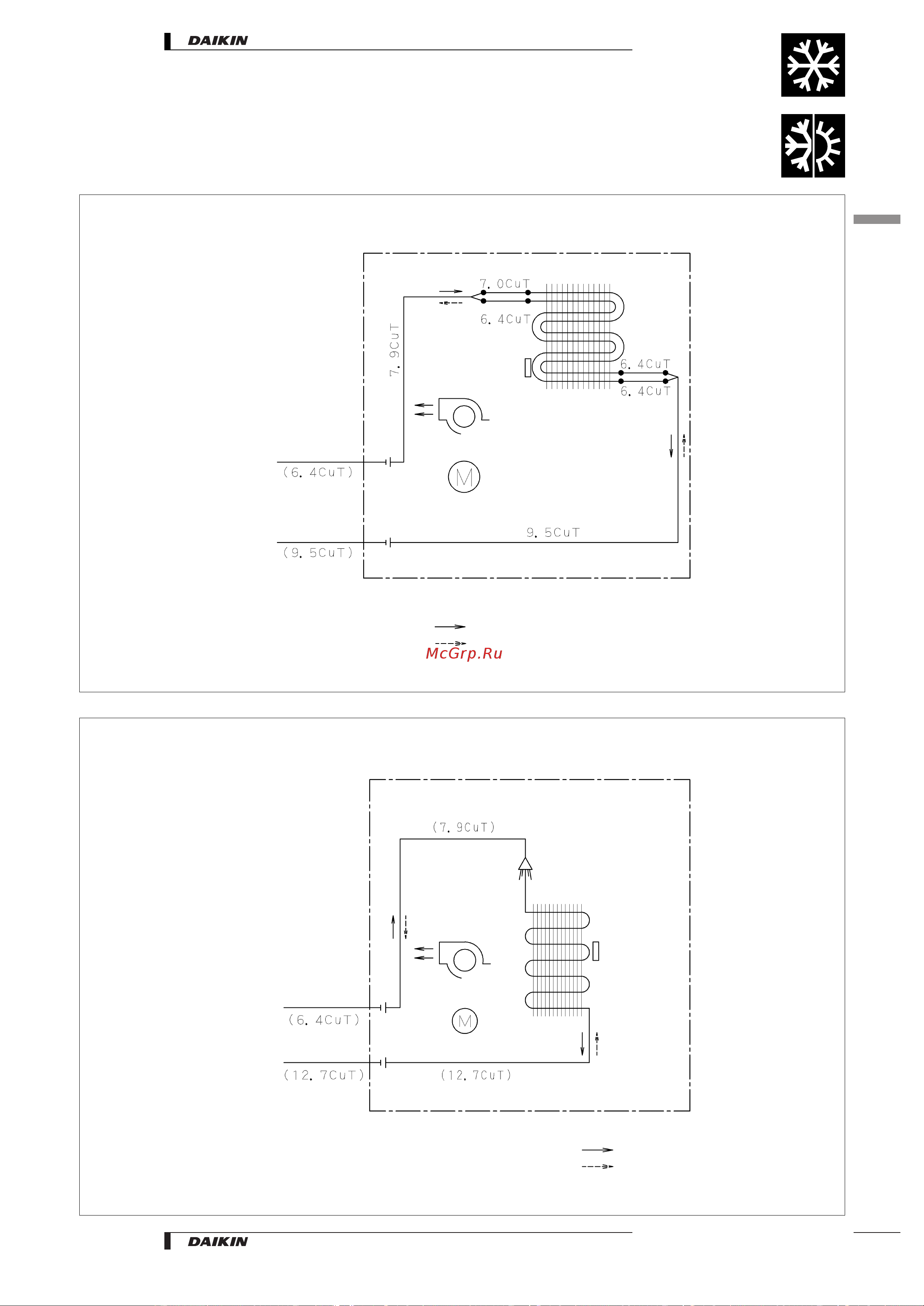 Daikin FTYS35BVMB [11/23] Piping diagrams