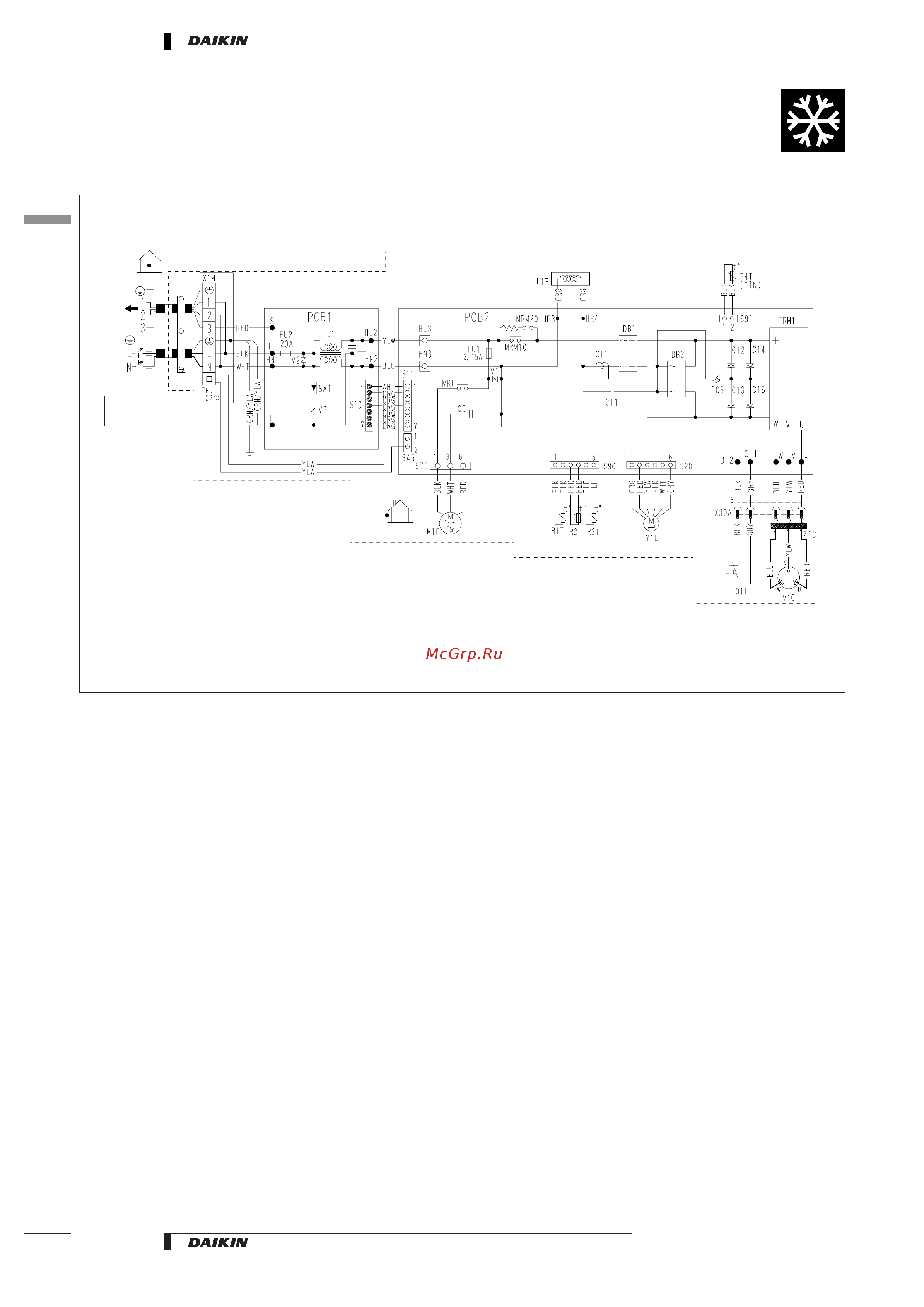 Daikin ARK25BVMB [12/16] Wiring diagrams