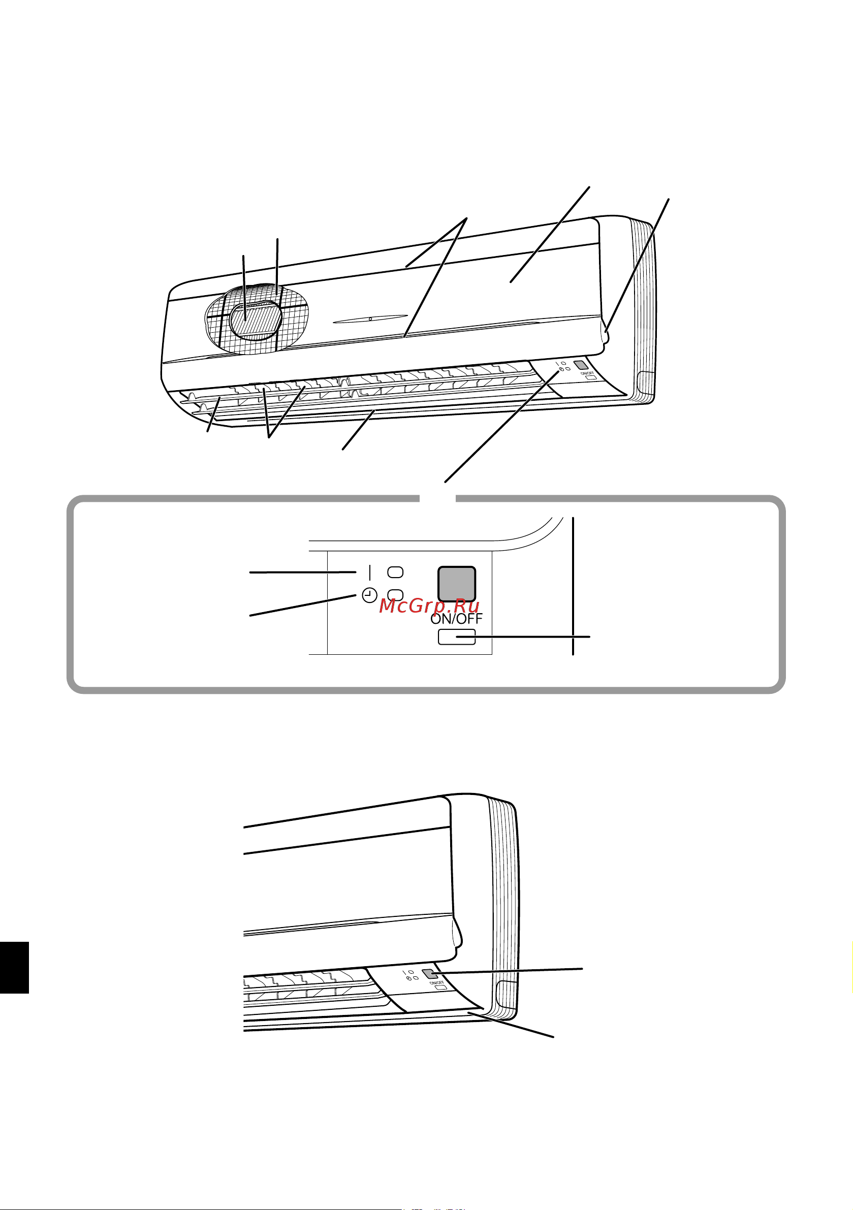 Daikin FTN60EV1B [5/24] Наименования деталей