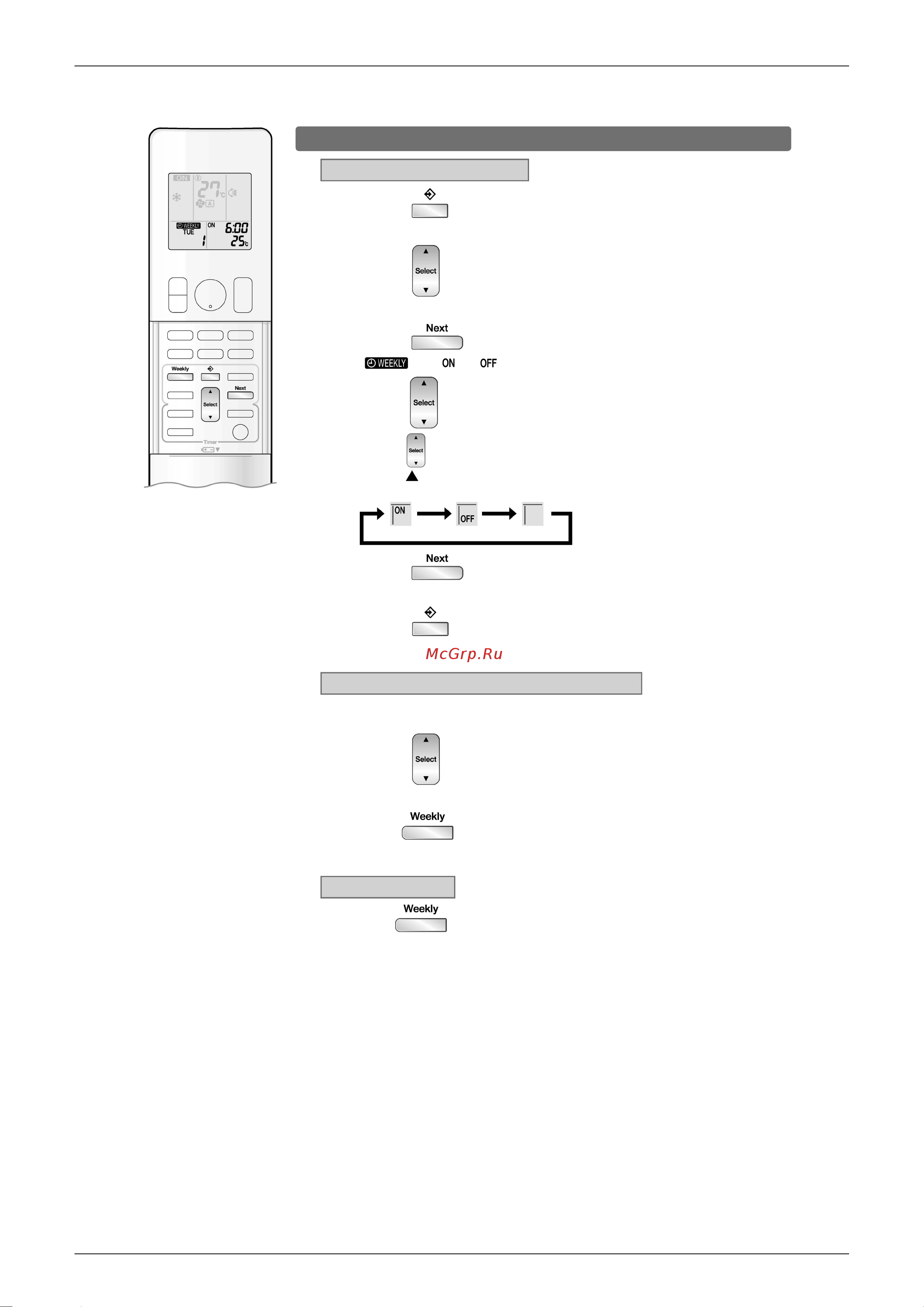 Daikin FTXS42J2V1B [113/302] Press to select the day of the week and the reservation number to be deleted