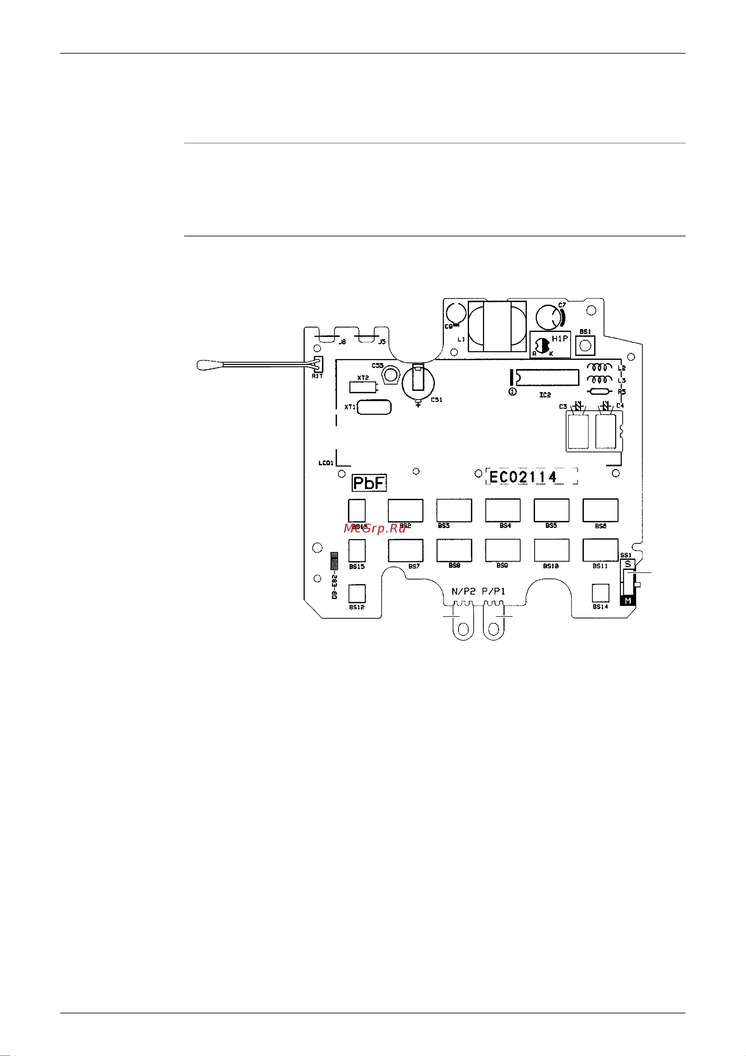 Daikin FFQ35B9V1B [81/302] Pcb detail