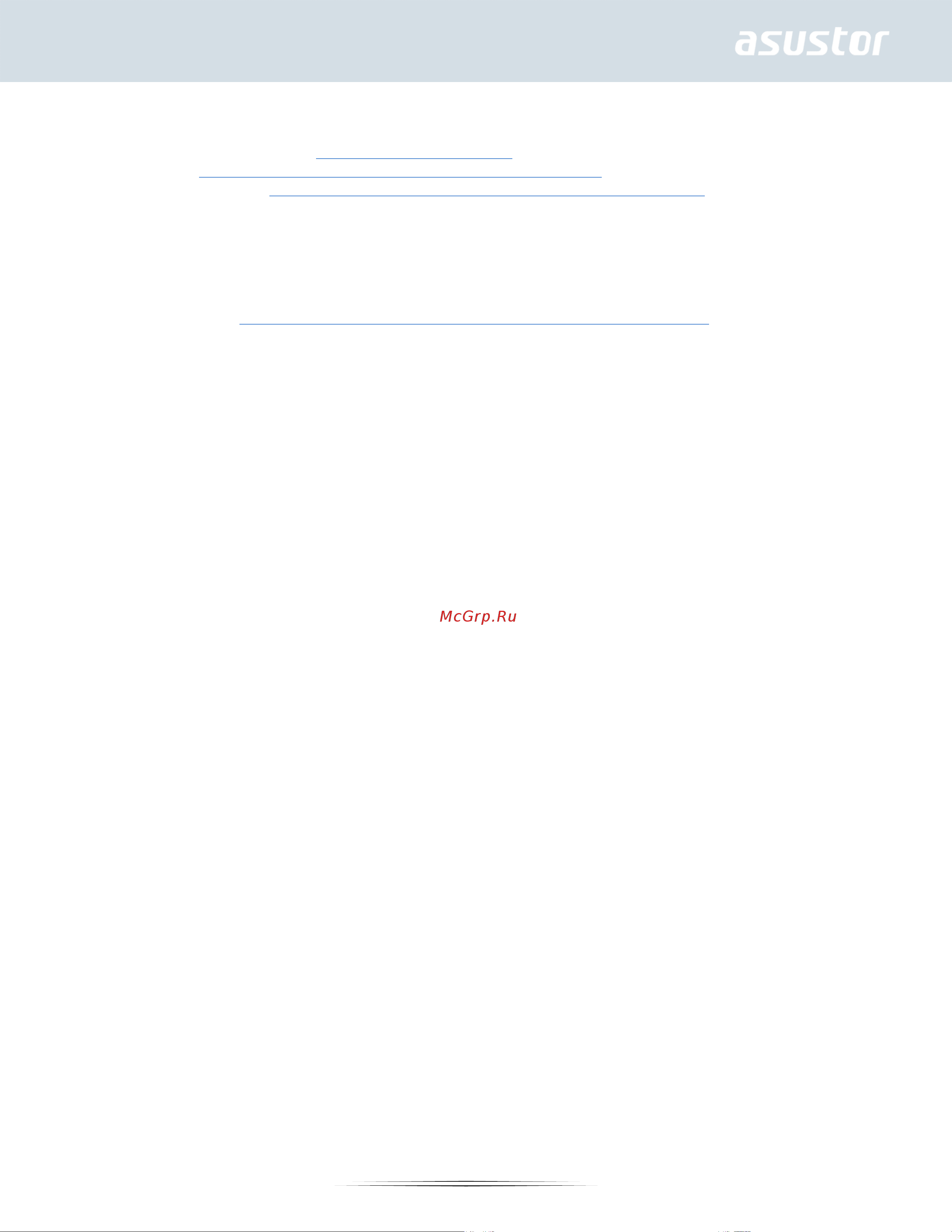 Asustor AS5108T [9/124] Online resources