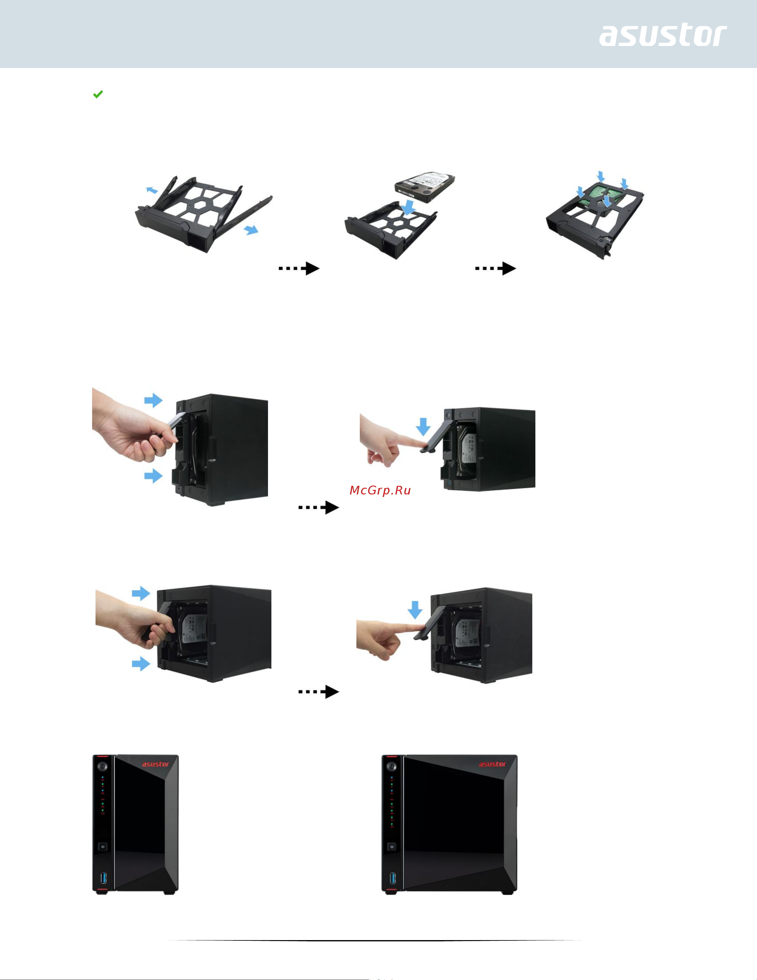 Asustor NIMBUSTOR 2 AS5202T Краткое руководство онлайн [8/28] 601601