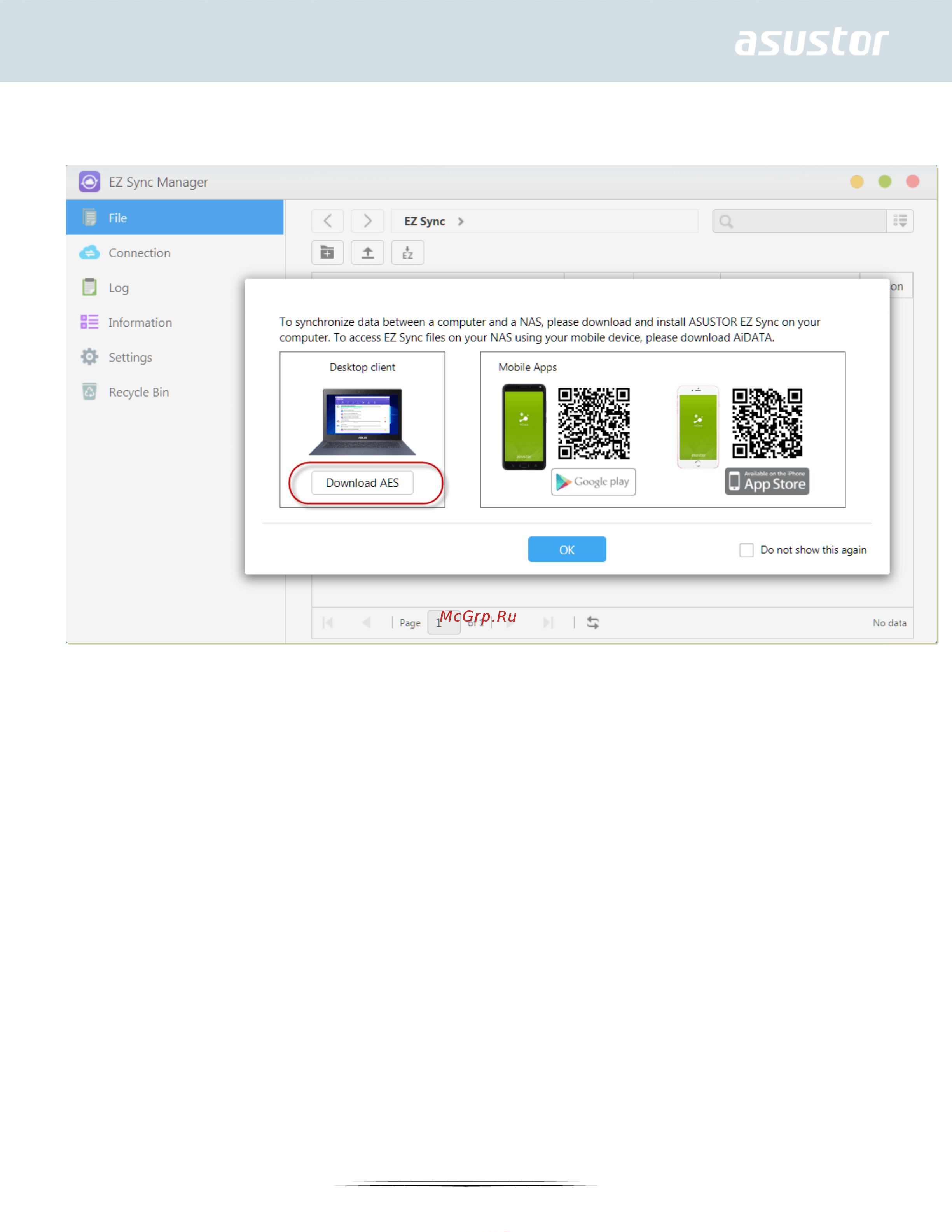 Asustor NIMBUSTOR 2  AS5202T [62/143] Introducing ez sync manager