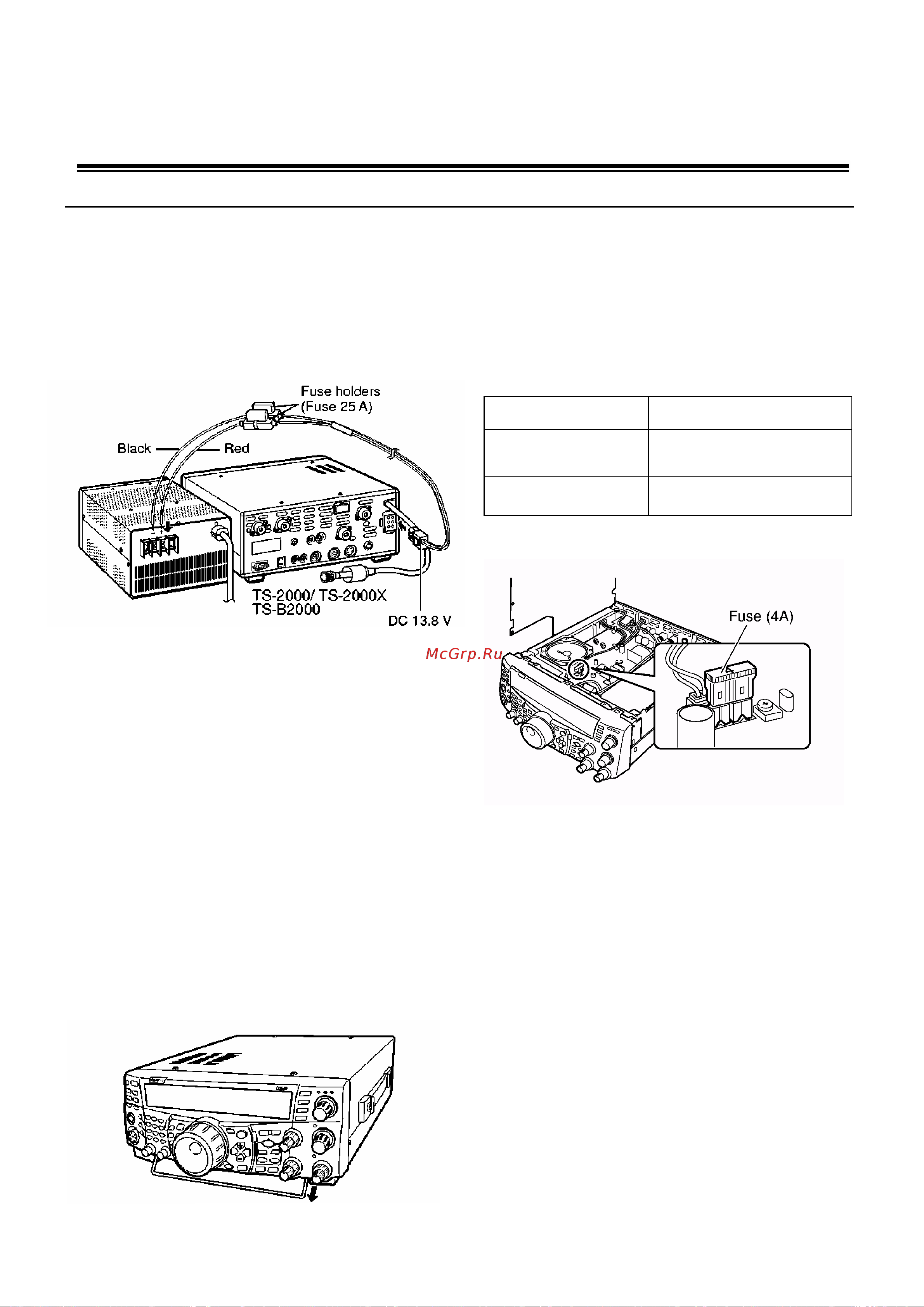 Kenwood TS-2000 [10/153] Подключение блока питания постоянного тока
