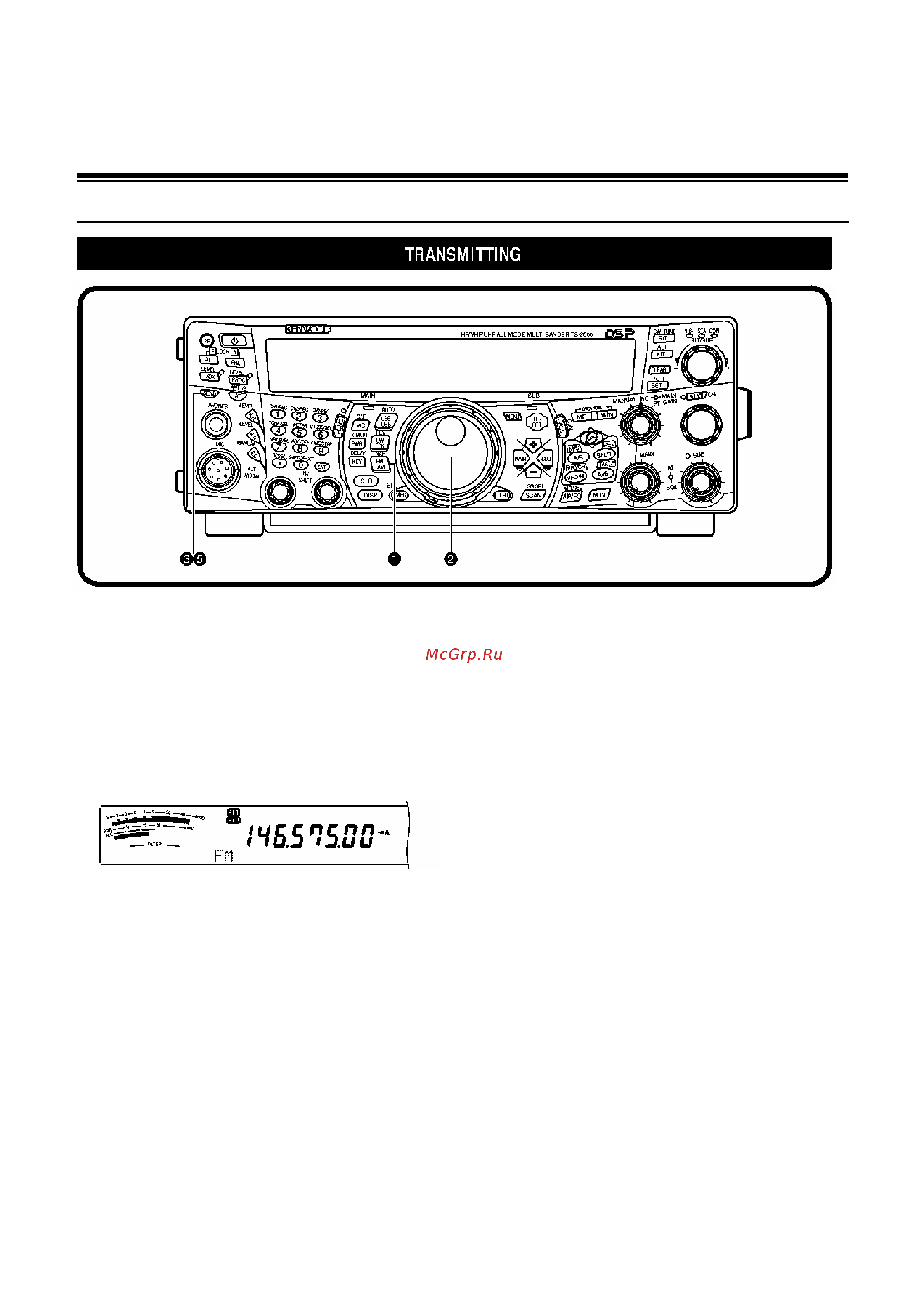 Kenwood TS-2000 [15/153] Your first qso vhp uhf band