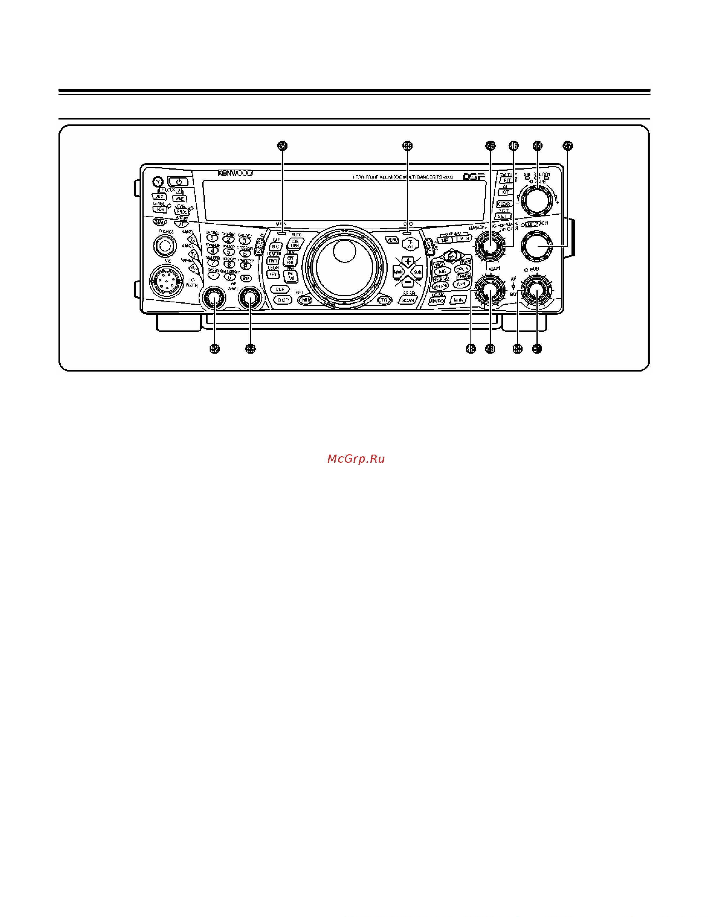 Kenwood TS-2000 [20/153] Ручка lo widt