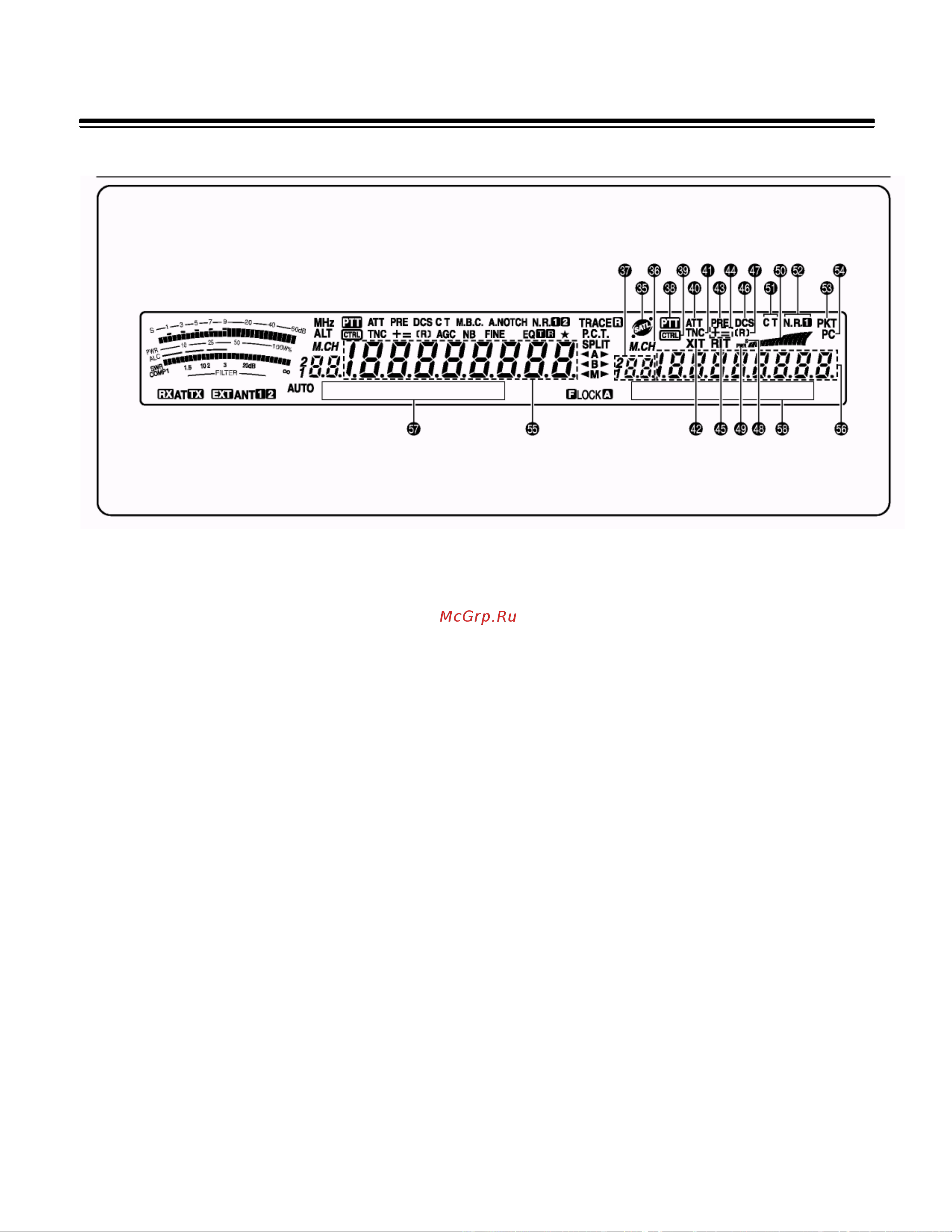 Kenwood TS-2000 [24/153] Высвечивается когда dcs система передачи данных суб приемника находится в положении вкл страница 36