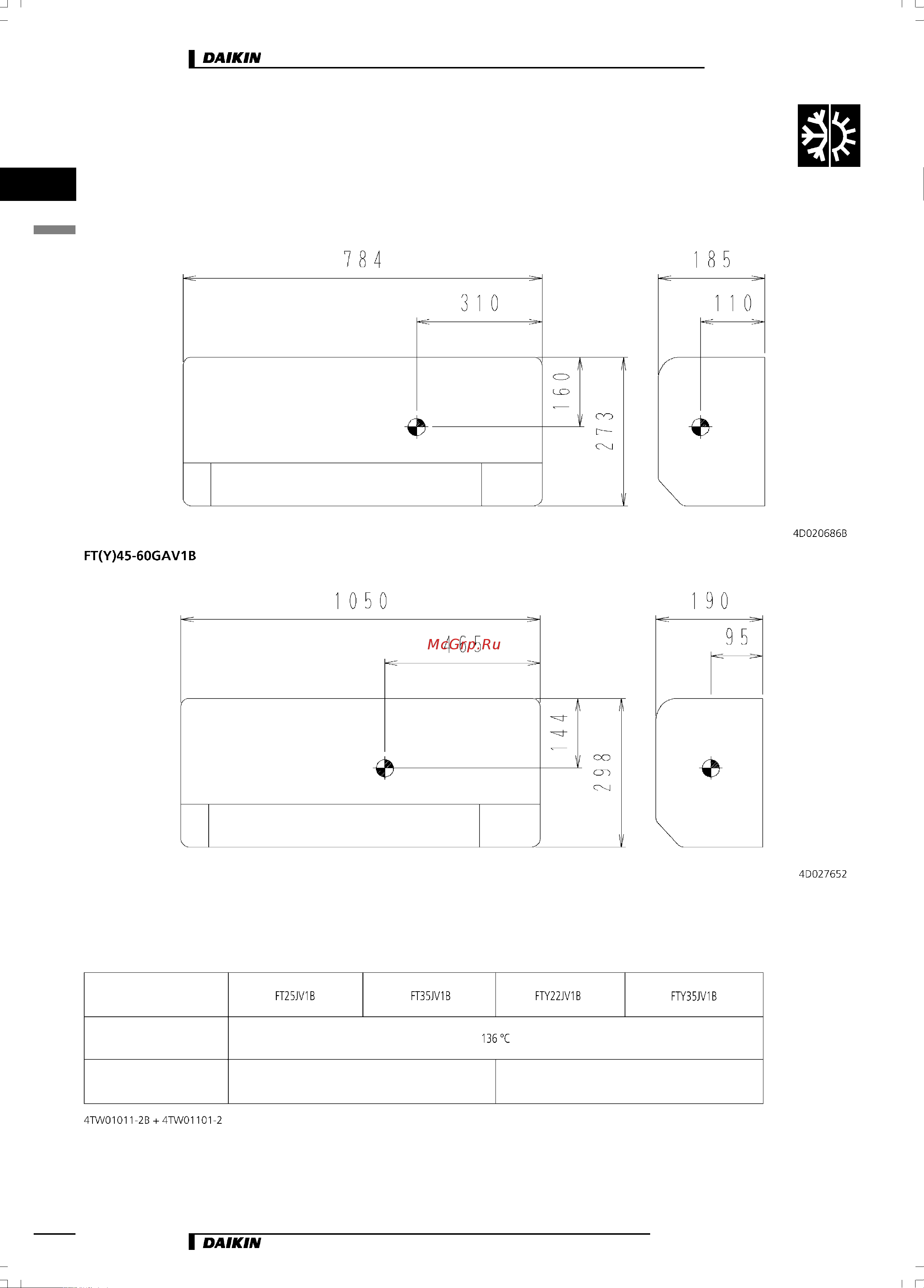Daikin FT45GAV1B [22/24] Настройки защитных устройств