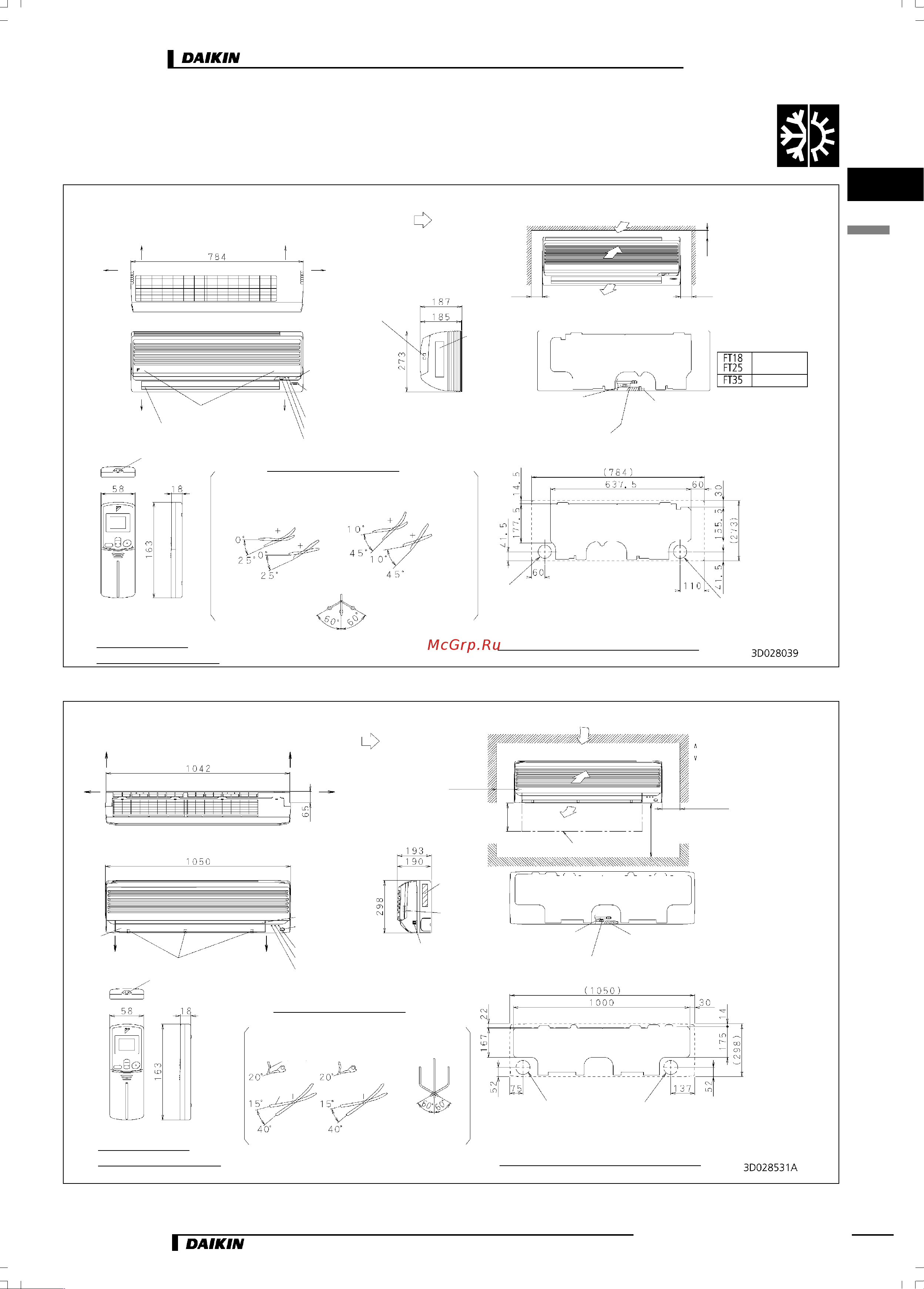 Daikin FT45GAV1B [9/24] Ft25 35j