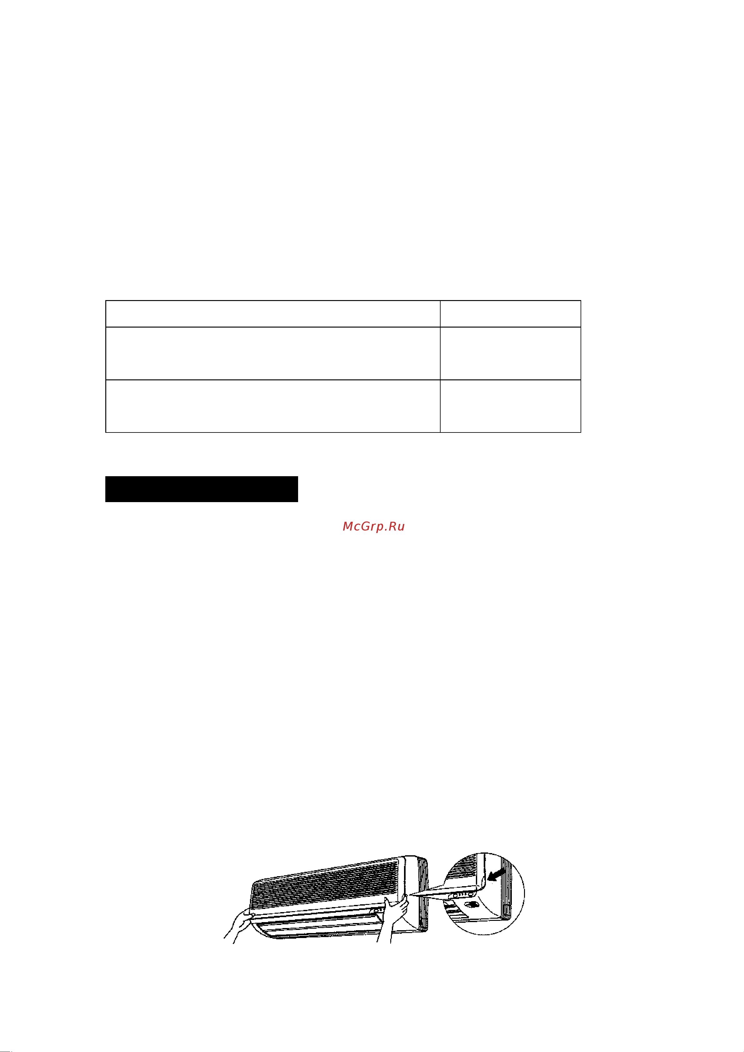Daikin FT50GAV1B [24/30] Внимание