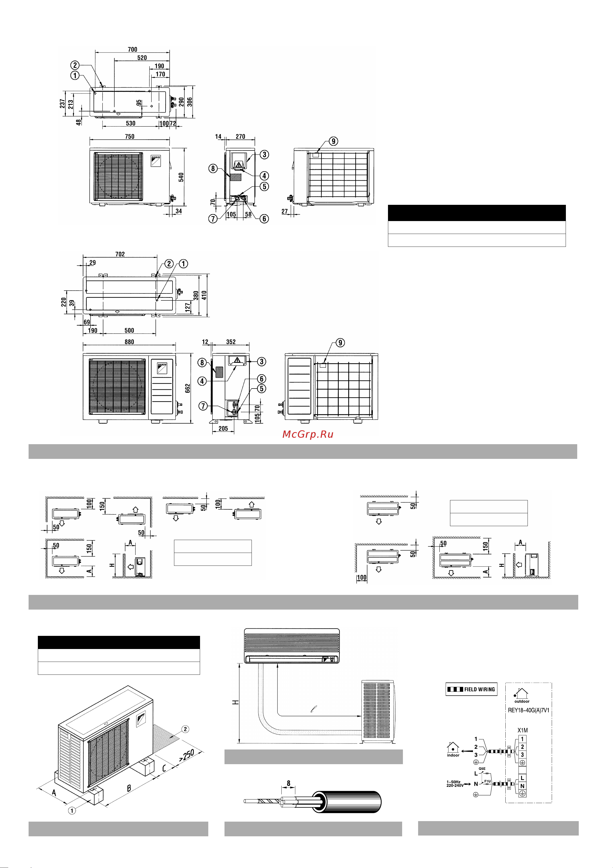 Daikin REY35GA7V1 [2/6] Rey40ga7
