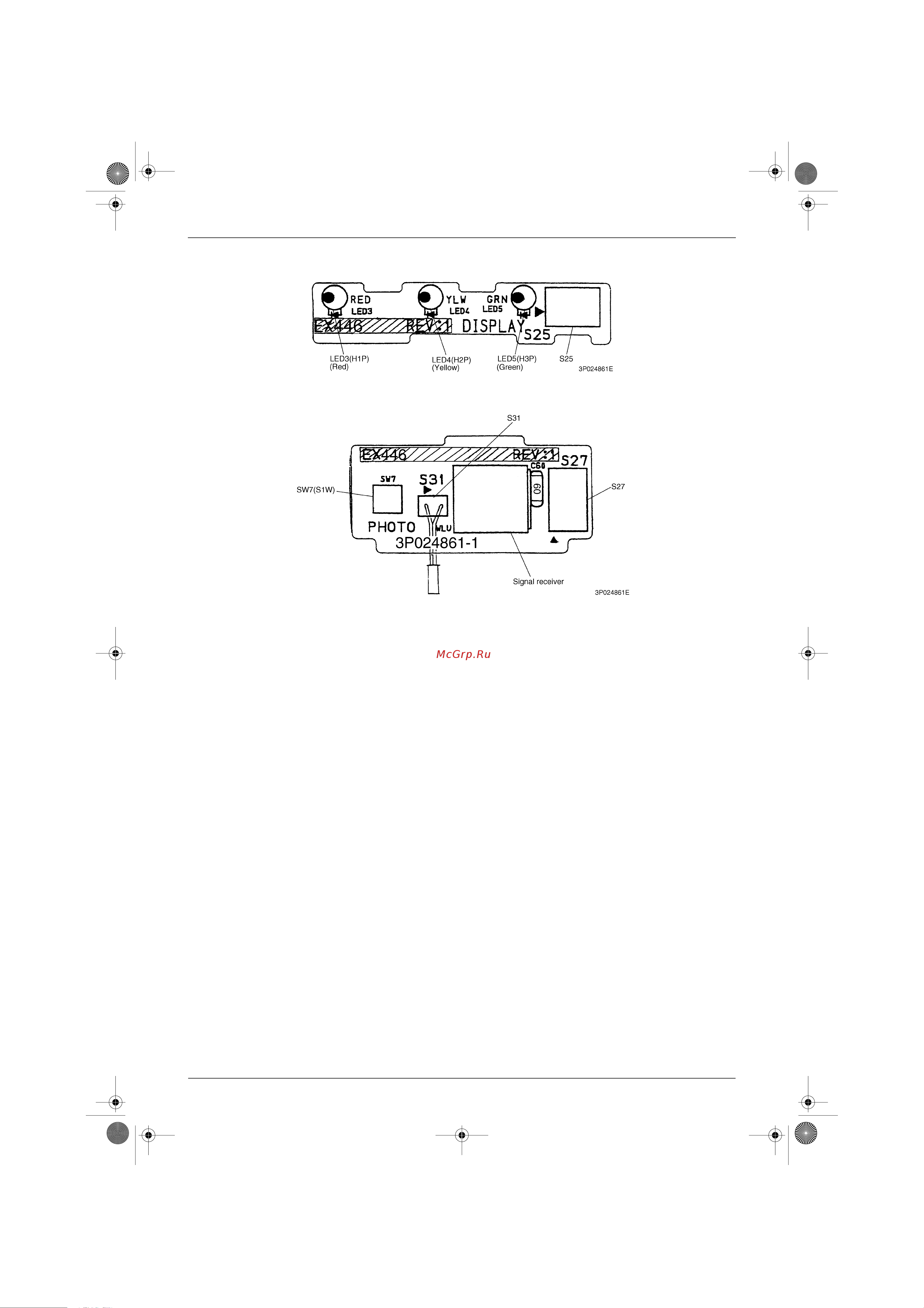 Daikin FTXD60JV1B [20/164] Display pcb detail pcb 3
