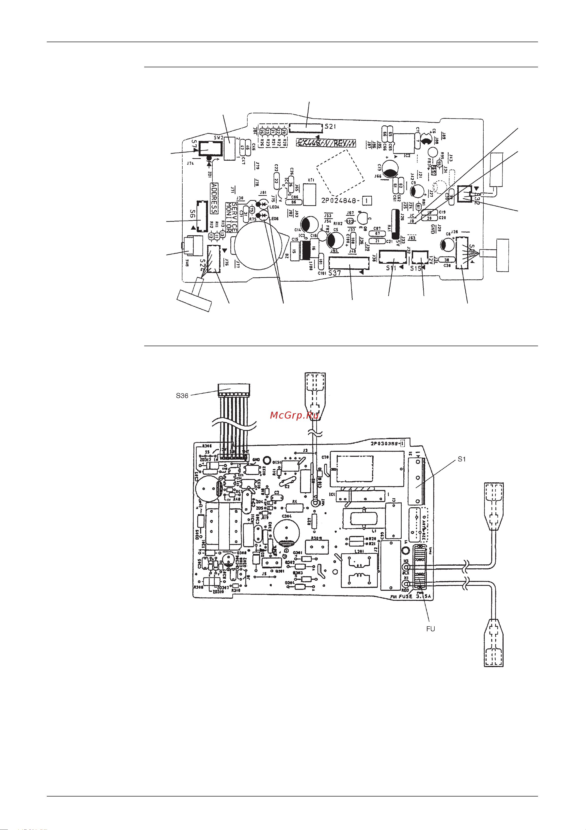Daikin RMX140JVMB [46/344] Printed circuit board 1 control pcb