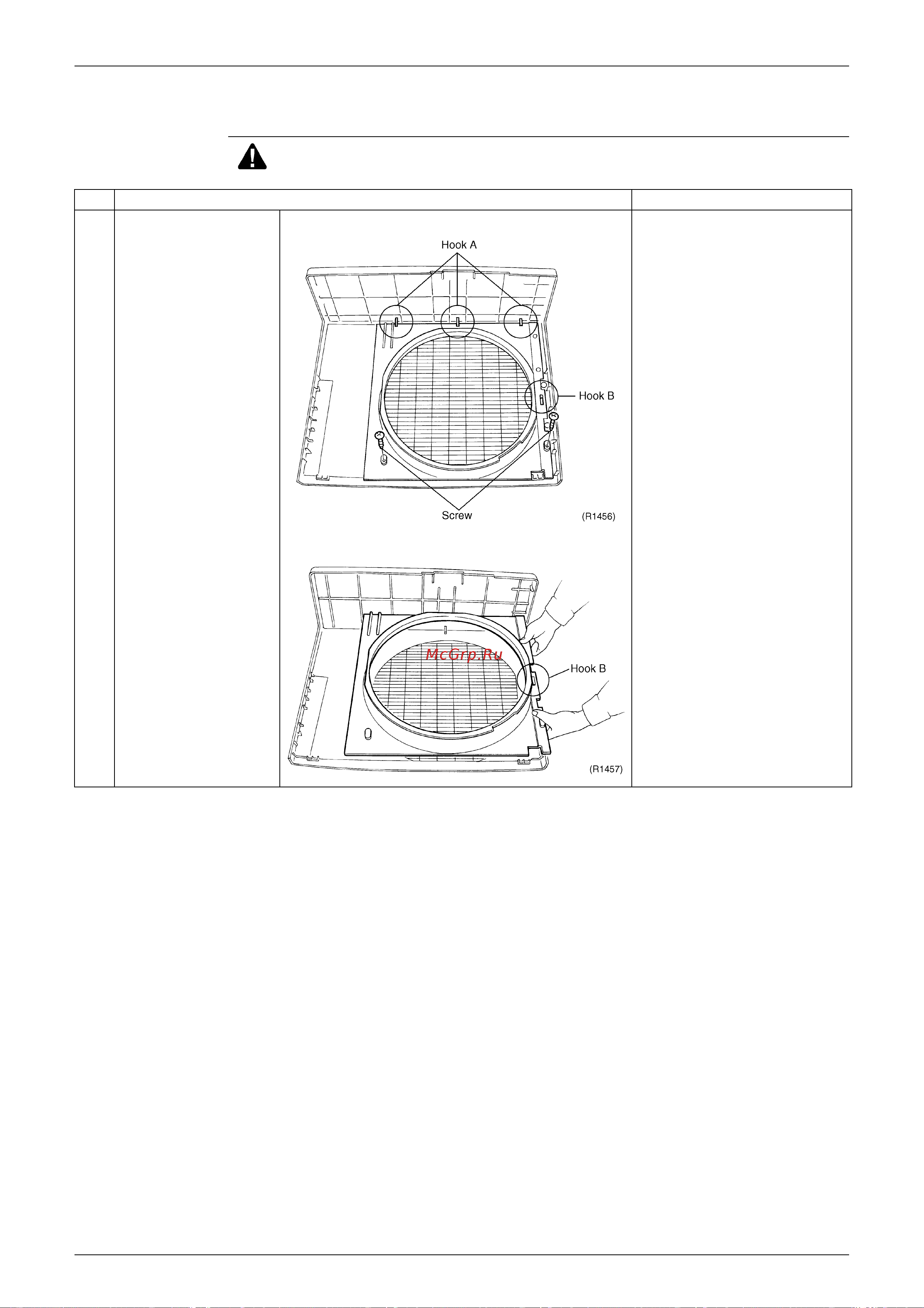 Daikin FTX35JVEA9 [128/162] Removal of bell mouth and left side plate