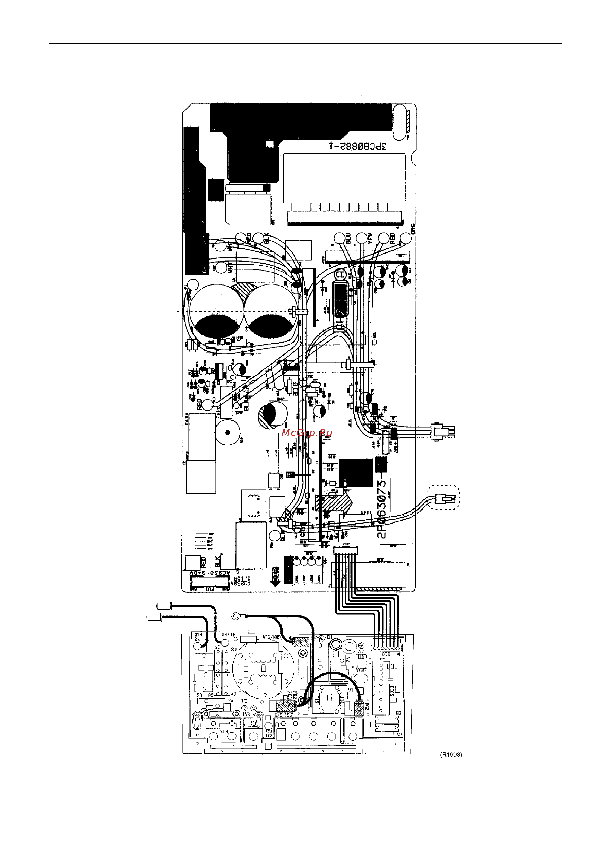 Daikin RK25JVET9 [25/162] P c b detail