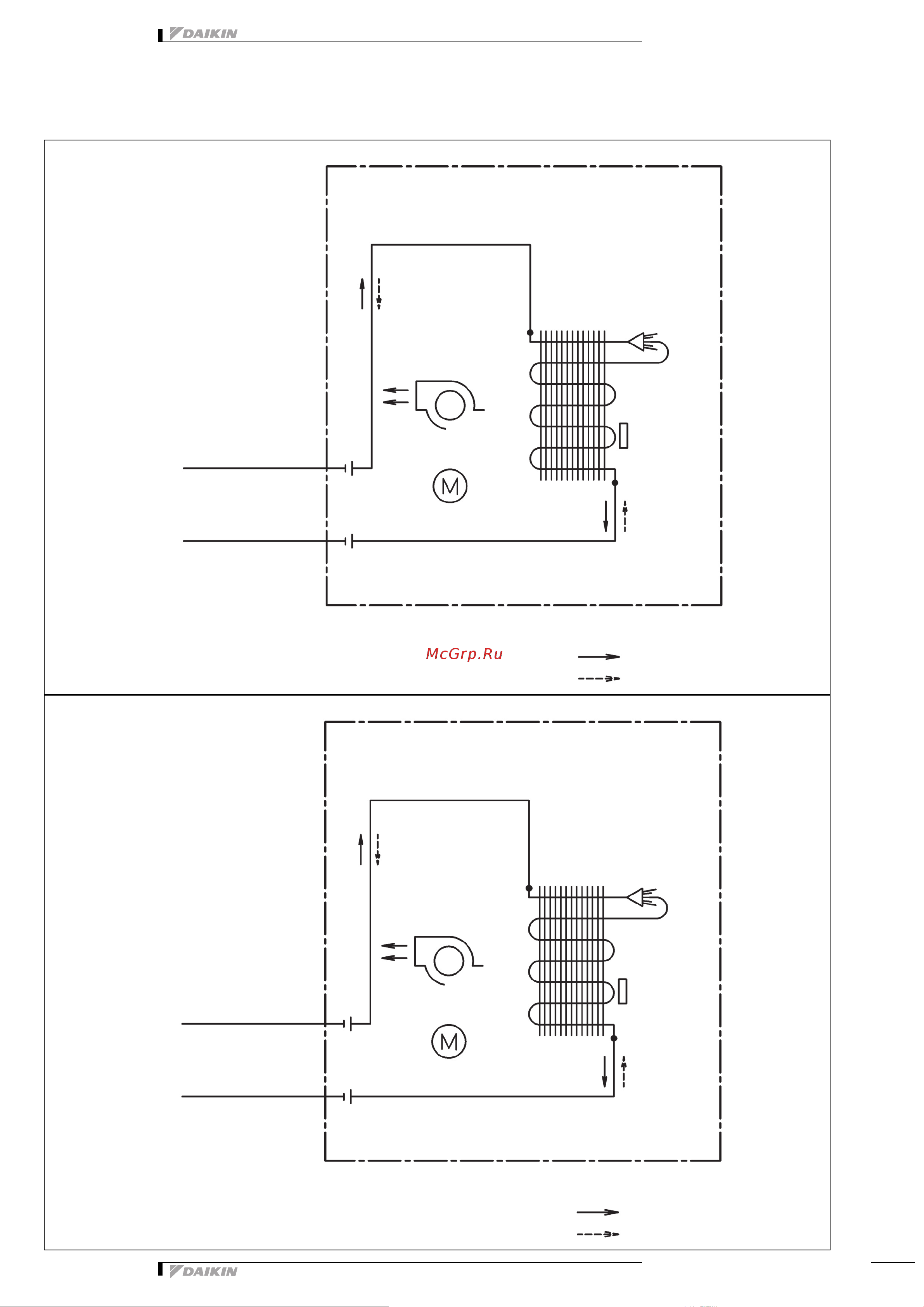 Daikin FTXS35J2V1B [9/14] Схемы трубопроводов