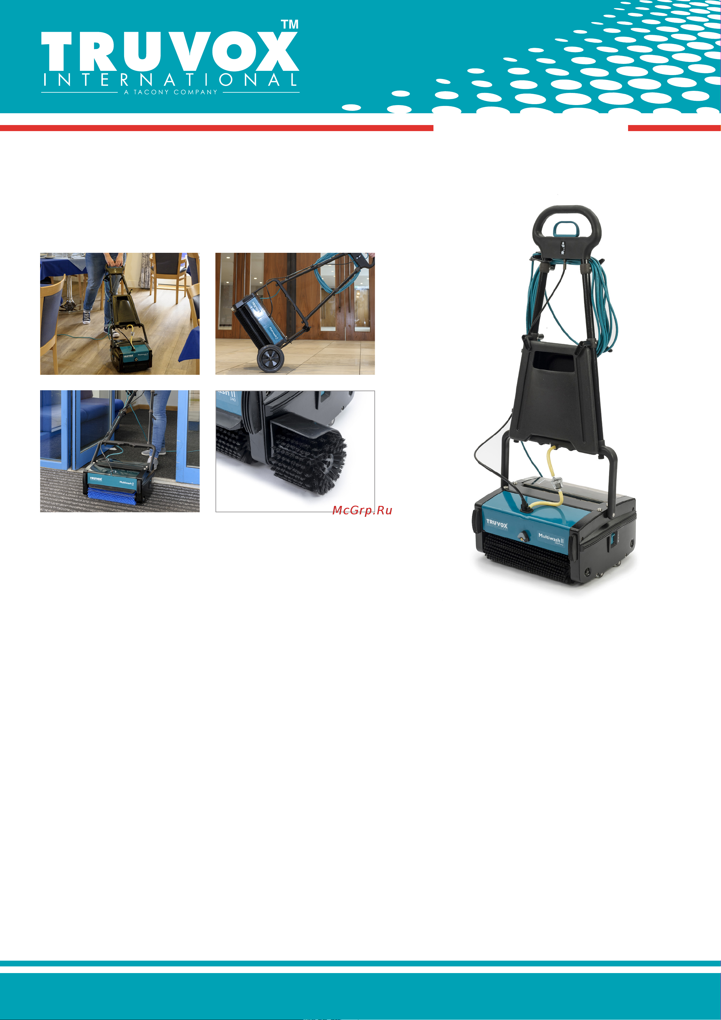 Truvox Multiwash II 340 Брошюра онлайн