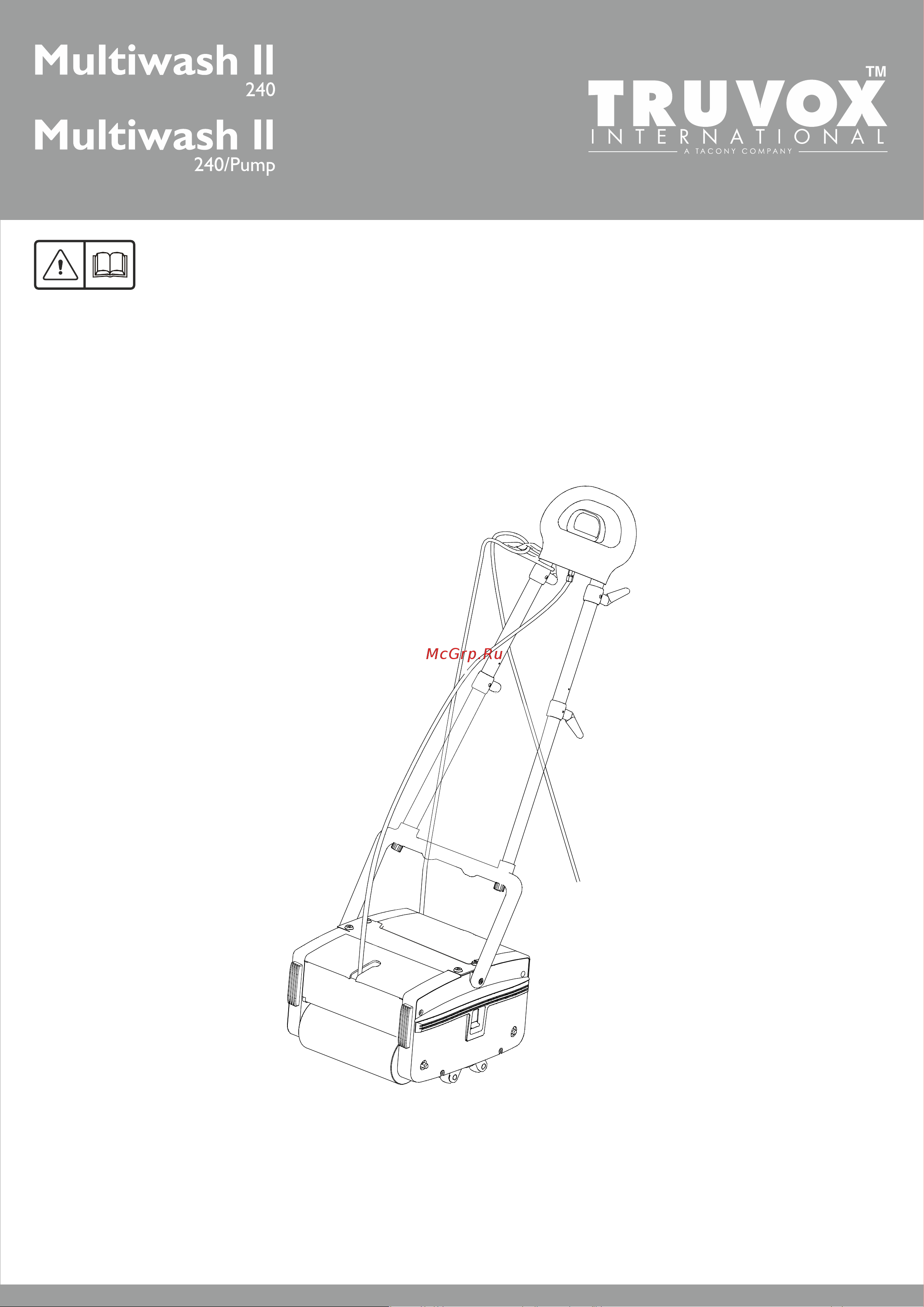 Truvox Multiwash II 340 Список запчастей онлайн