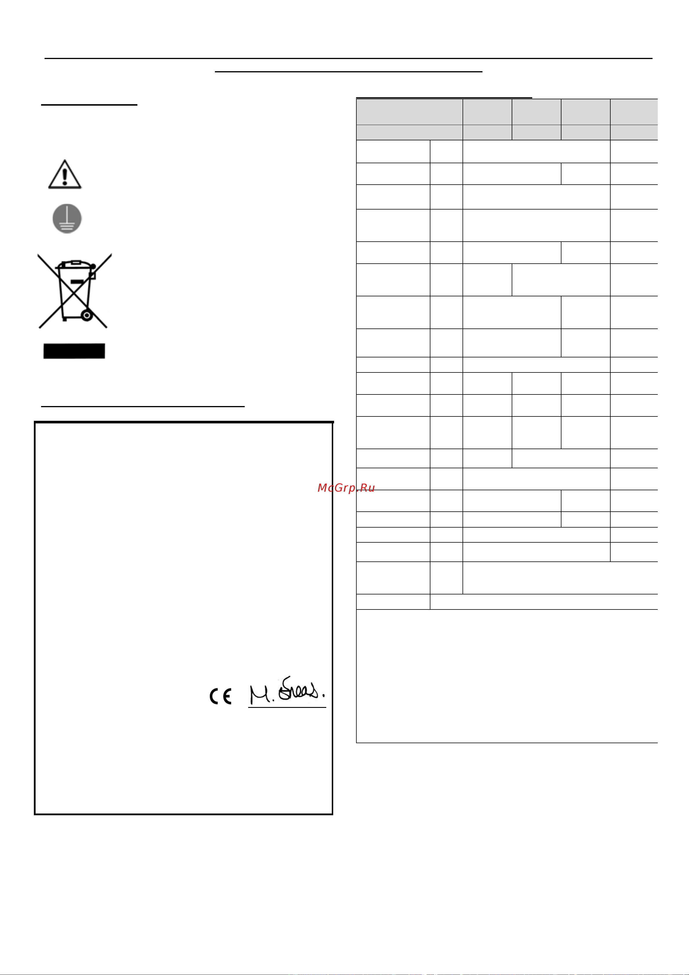 Truvox Cimex CR38/Euro [18/56] Avertissement avertissement