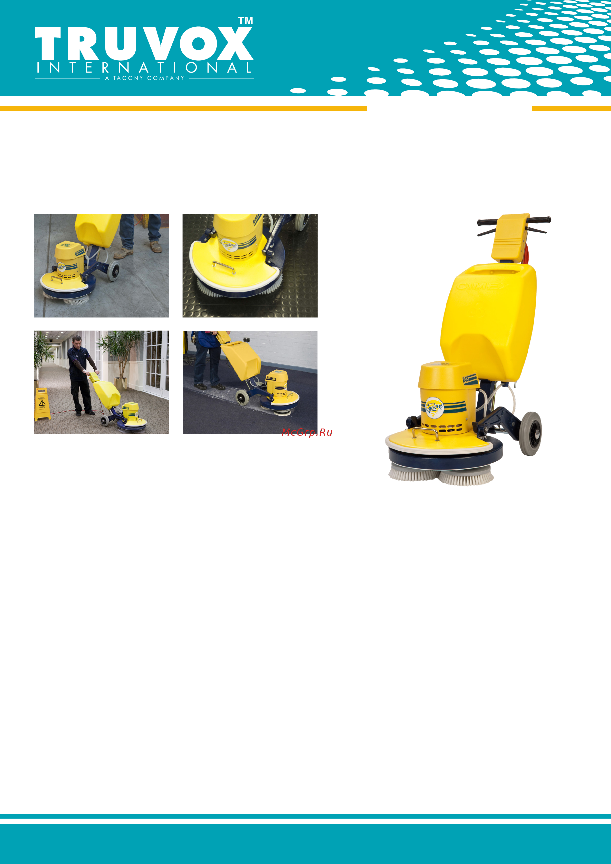 Truvox Cimex CR48/Euro Брошюра онлайн