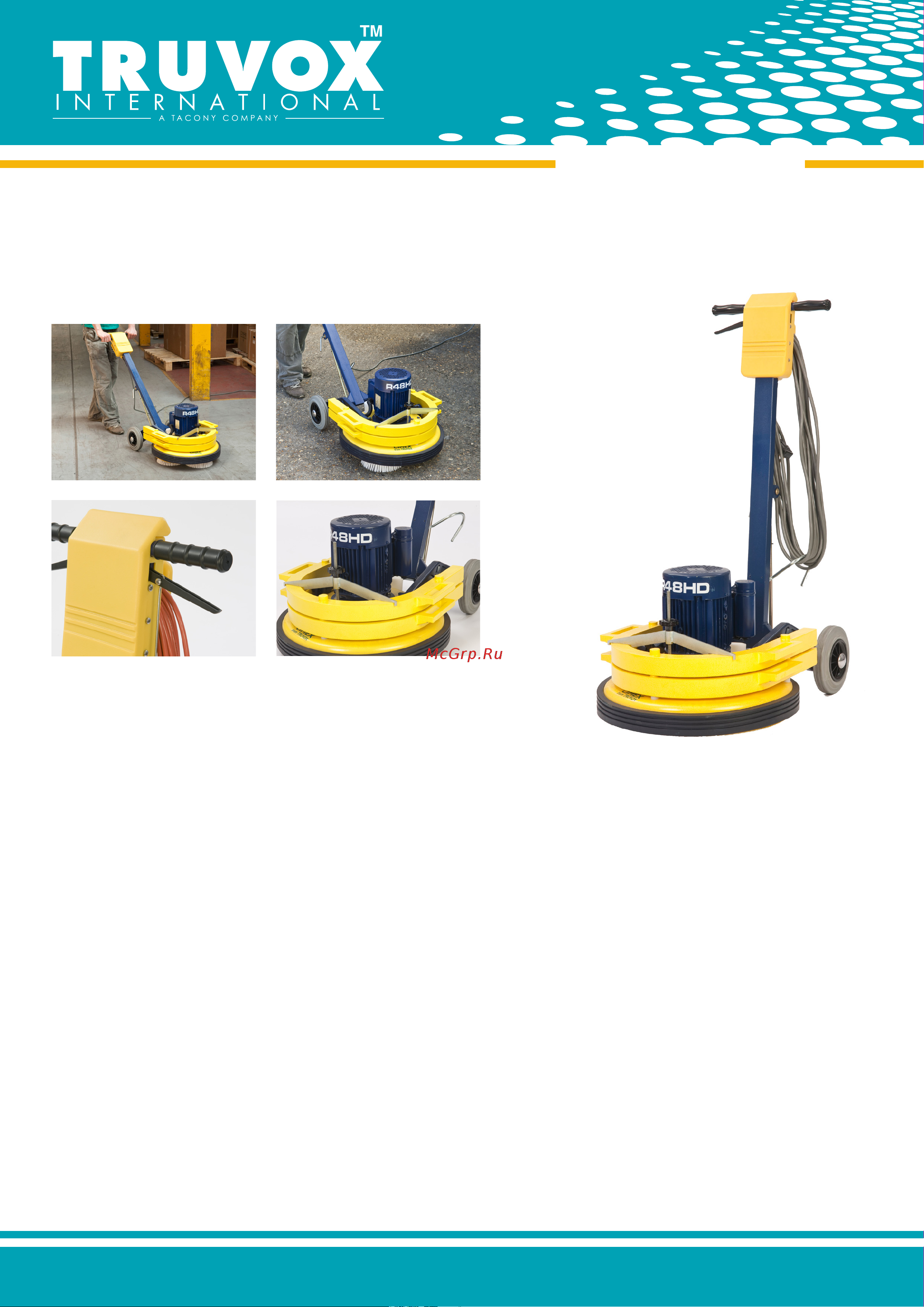 Truvox Heavy Duty 48 Брошюра онлайн