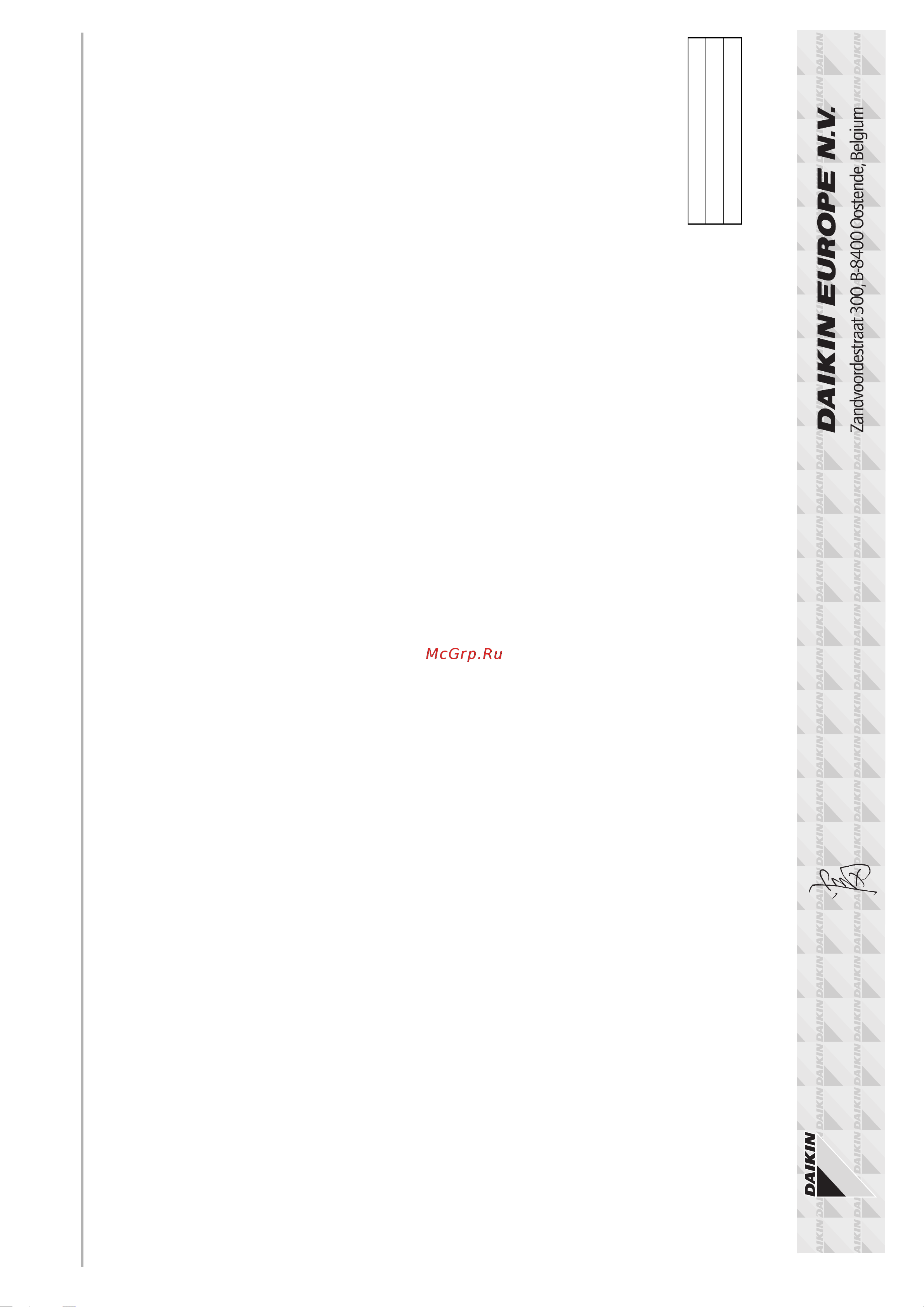 Daikin FCQH140D7VEB [3/16] Zgodnie z postanowieniami dyrektyw