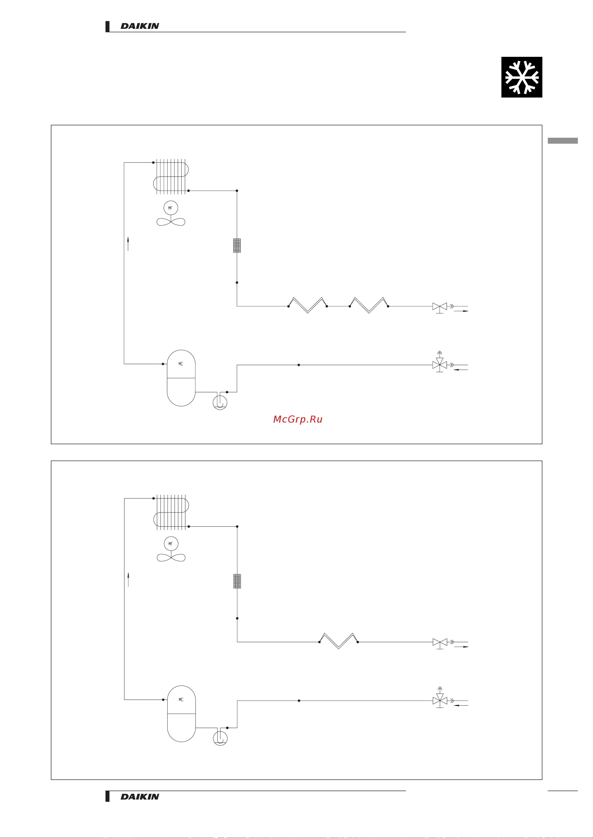 Daikin RP125B7W1 [31/48] Piping diagrams