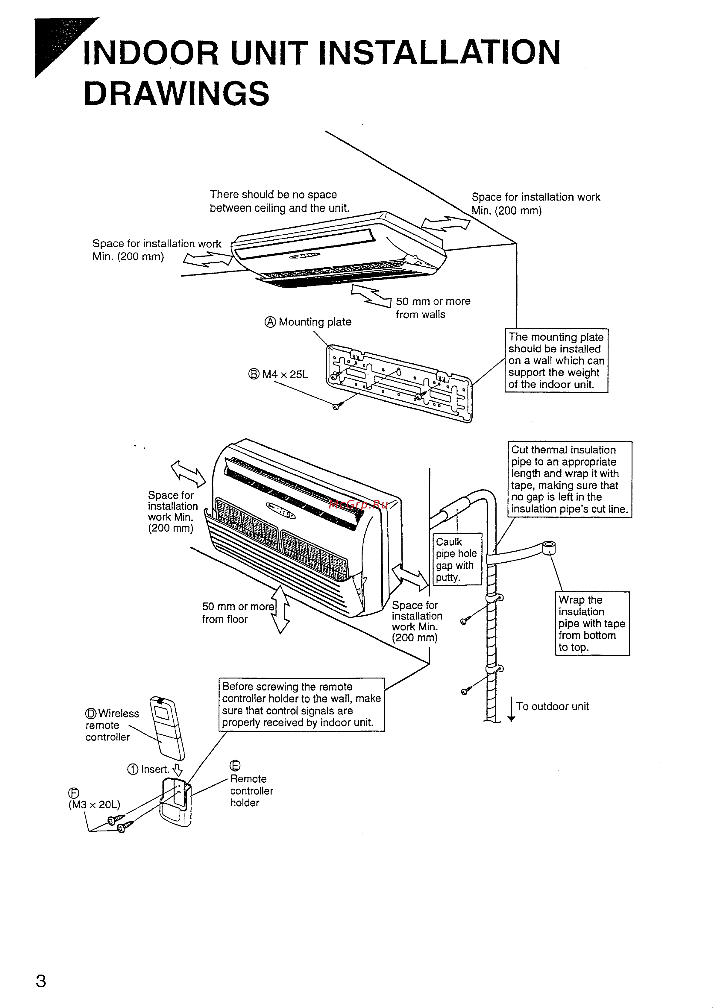 Daikin FLY22GAV1NB [6/13] Drawings