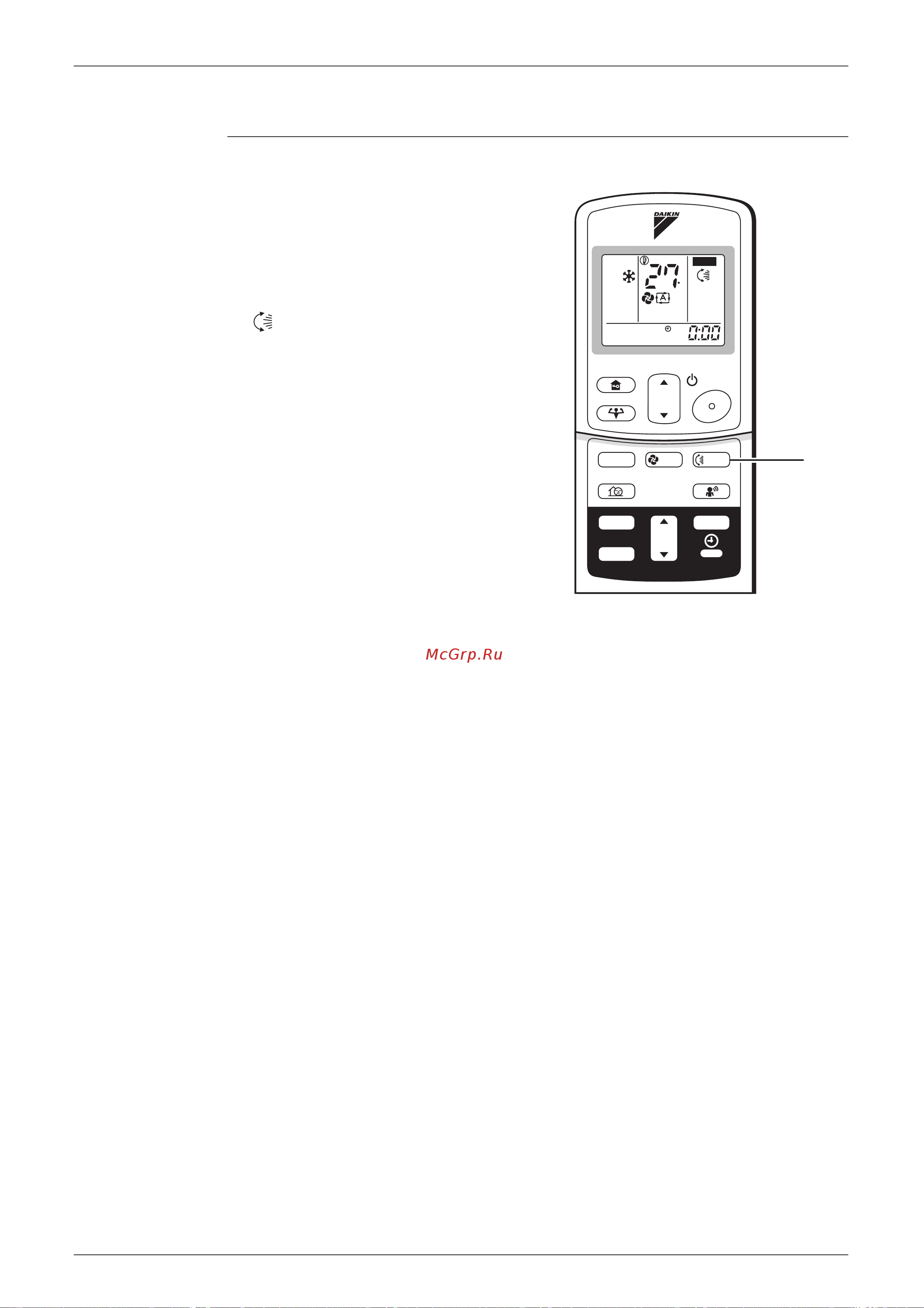 Daikin CDK35AZVMB [104/258] Regolazione della direzione del flusso d aria