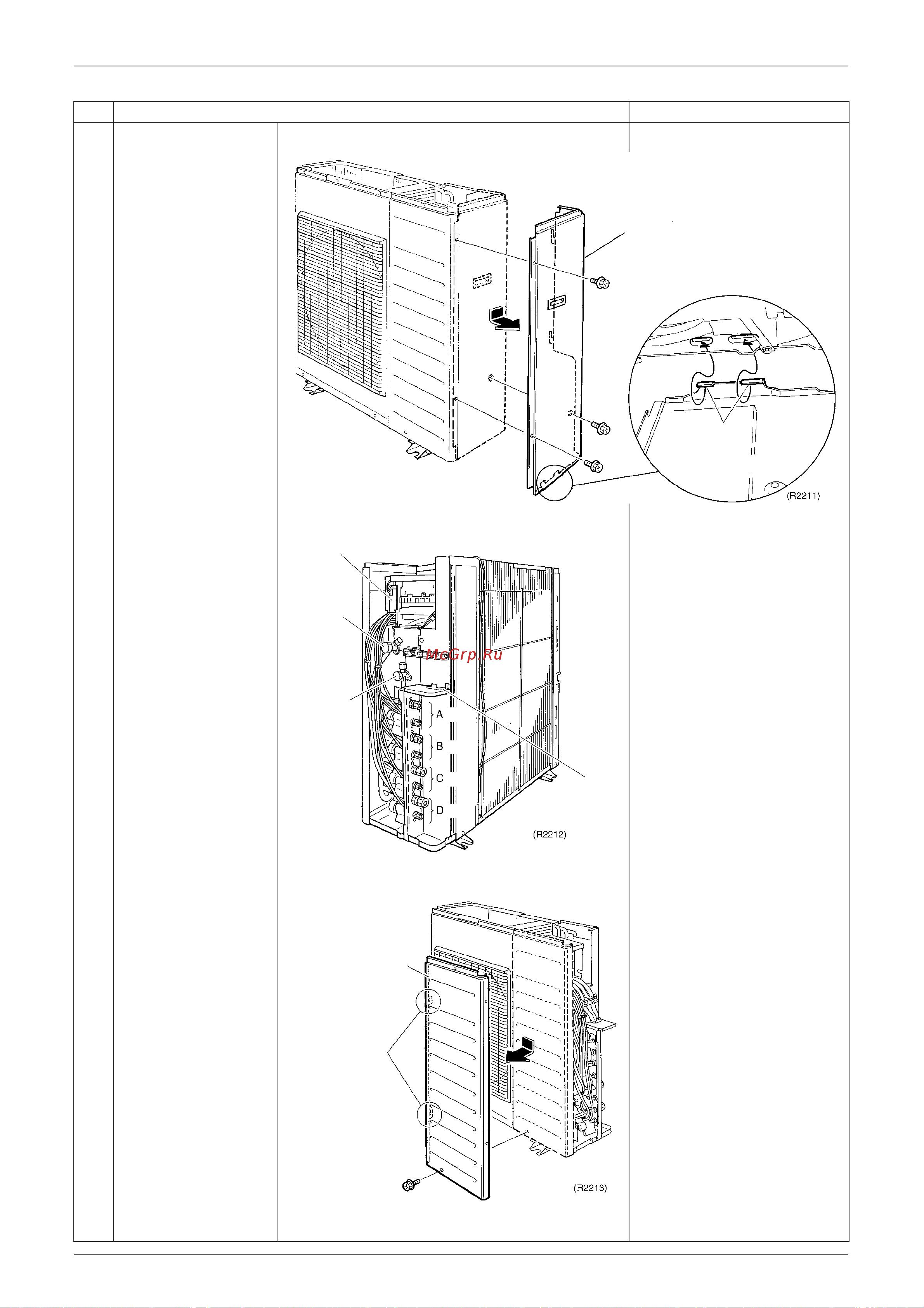 Daikin FLX25AZVMB [192/258] La figura mostra gli attacchi delle tubazioni