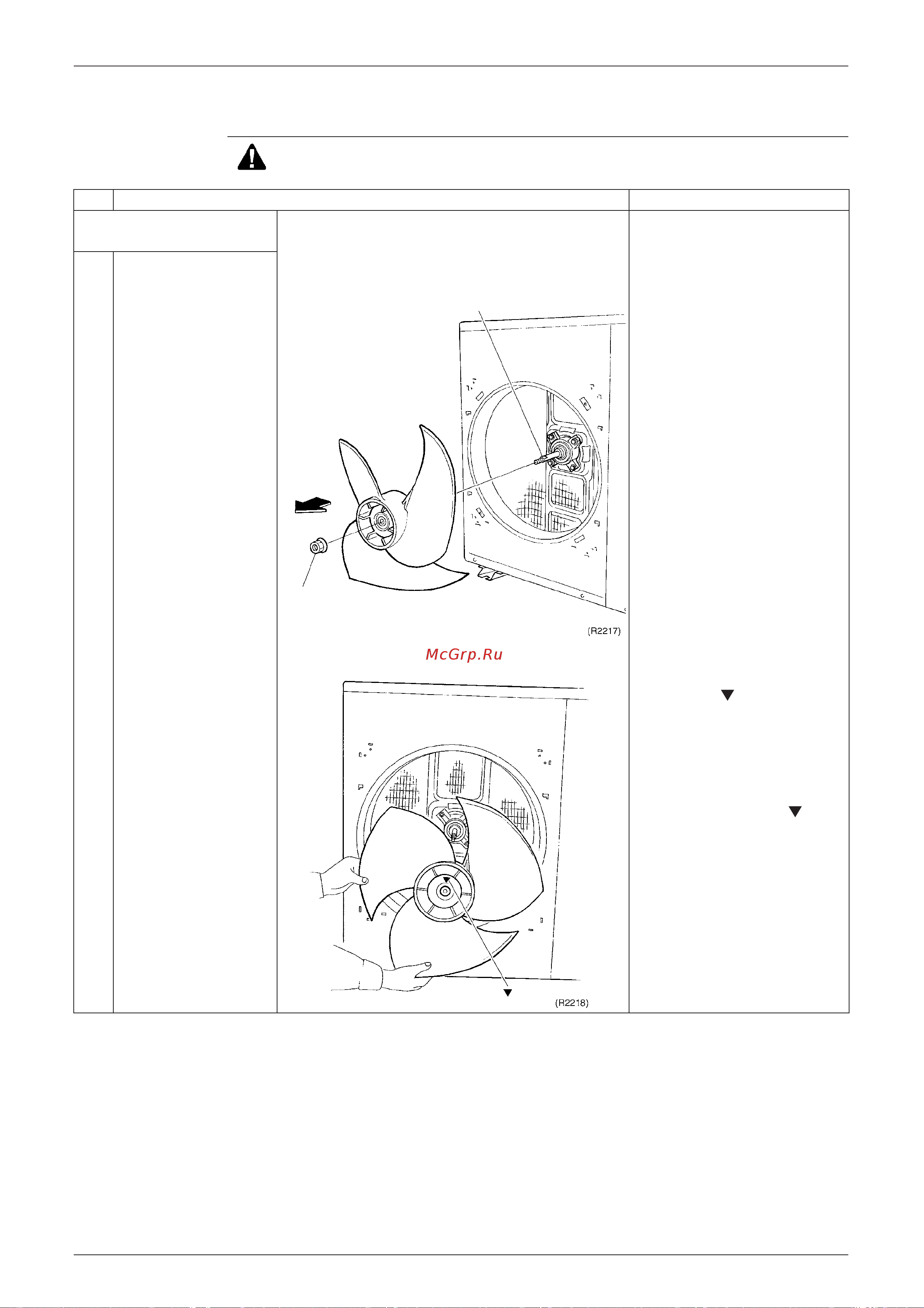 Daikin CDK35AZVMB [194/258] Smontaggio del ventilatore elicoidale