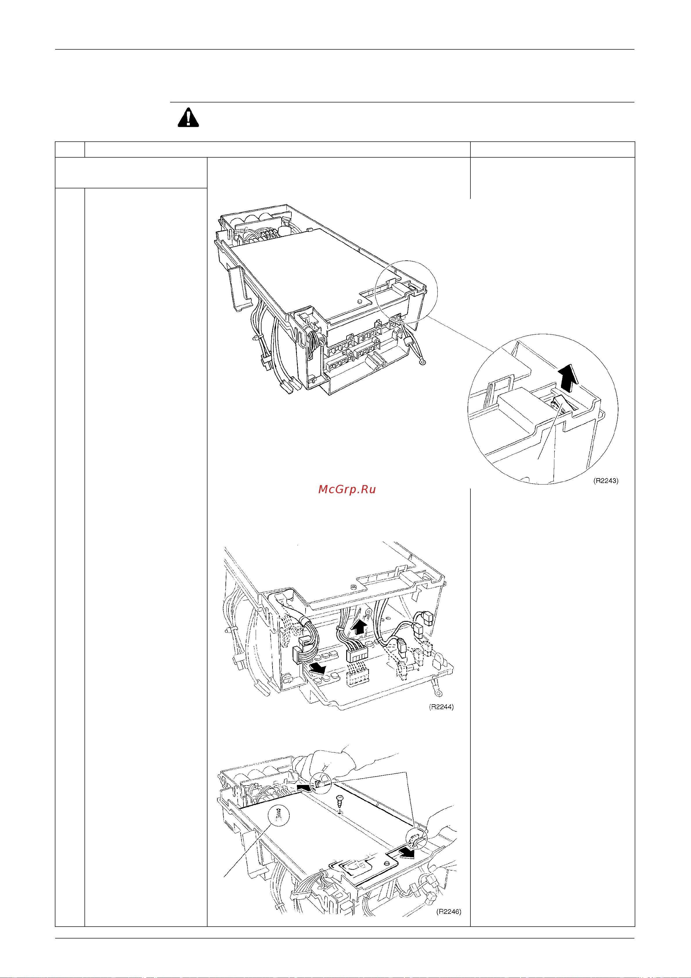 Daikin CDK35AZVMB [202/258] Smontaggio della scheda elettronica