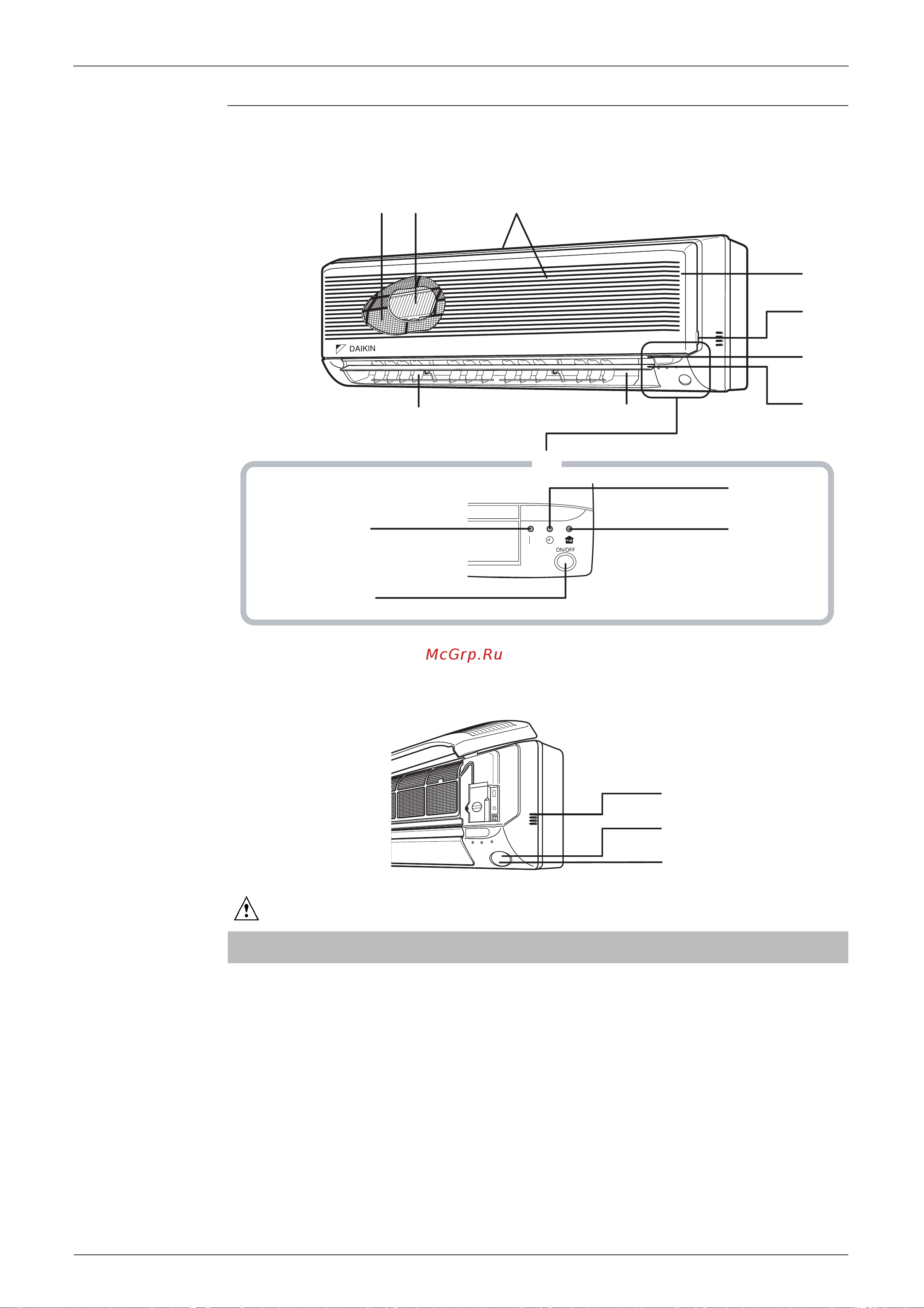 Daikin CDK35AZVMB [87/258] Apertura della griglia frontale