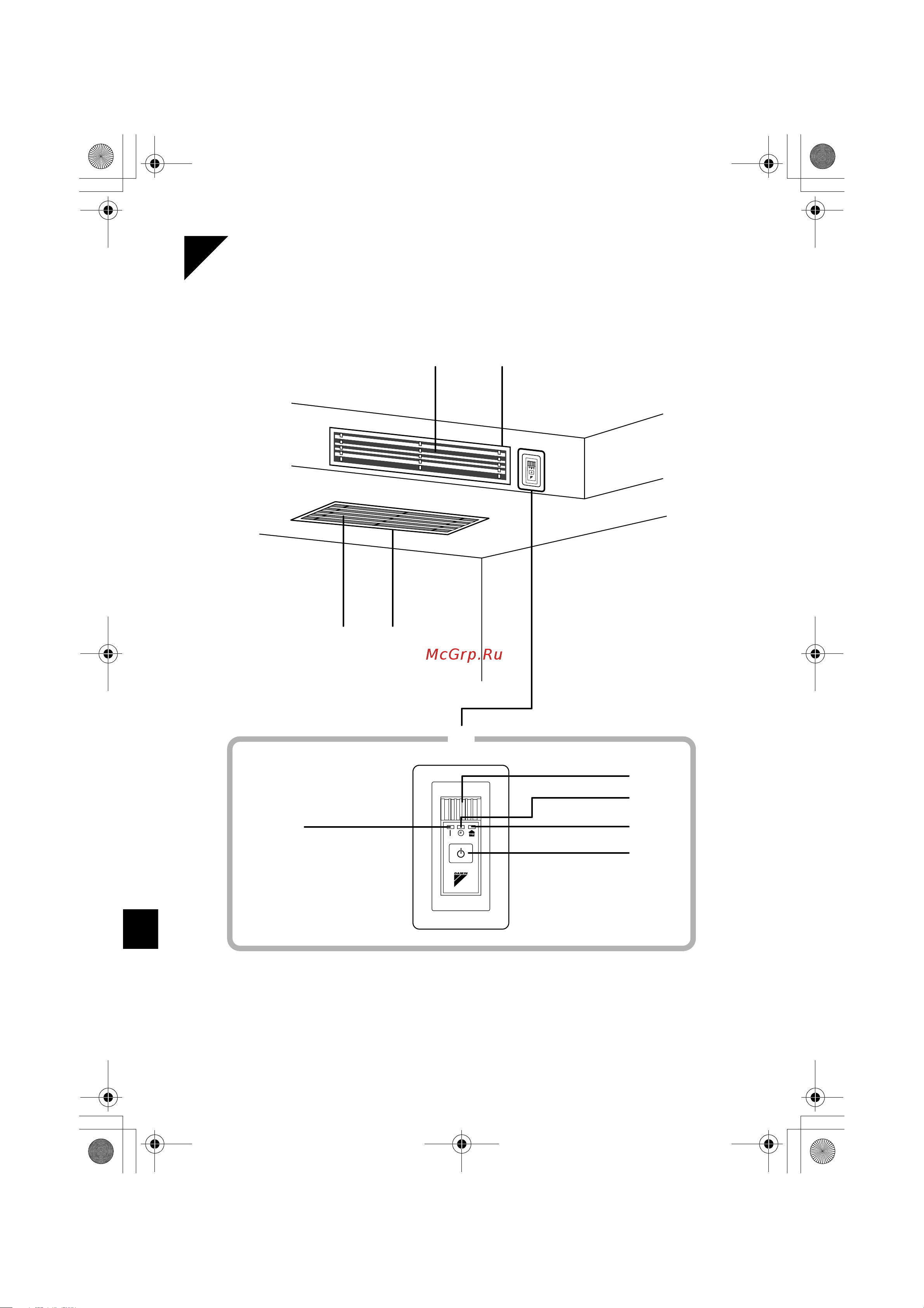 Daikin CDK35AZVMB [4/28] Наименования деталей