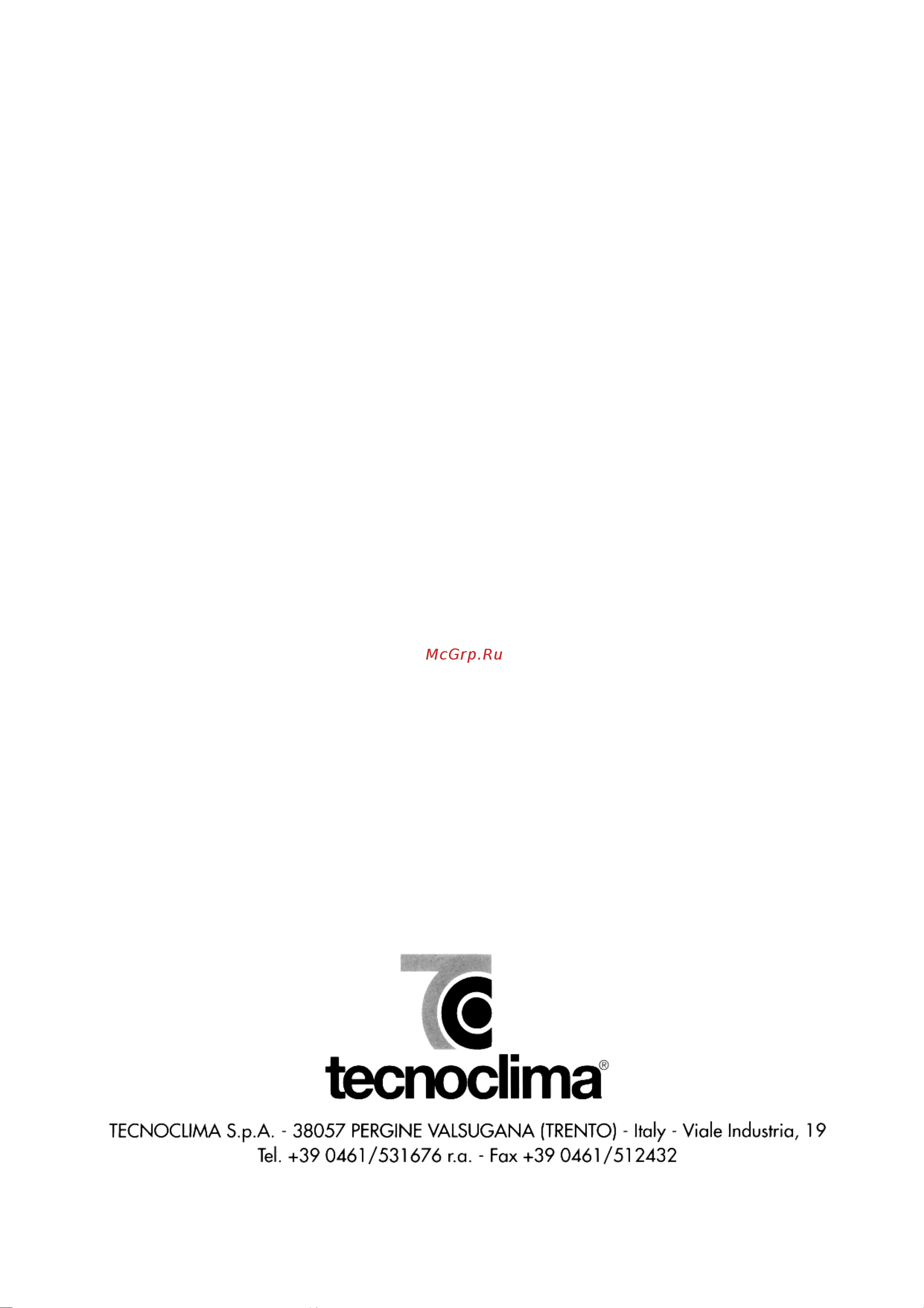 Tecnoclima TC 125 E Инструкция по эксплуатации онлайн [28/28] 603099