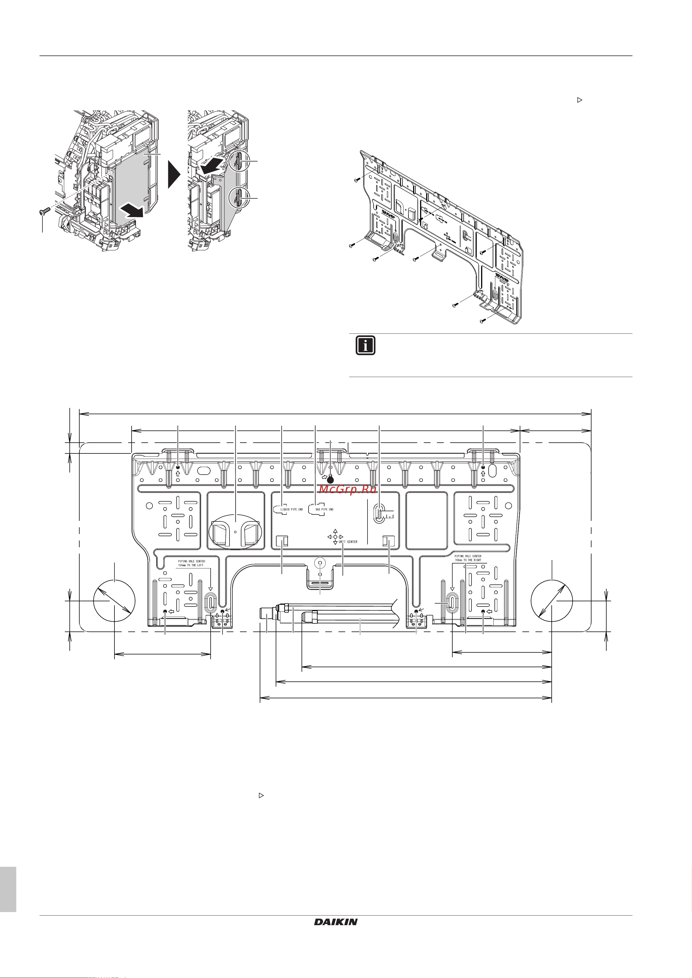 Daikin FTXA20B2V1BB [6/16] Монтаж внутреннего блока