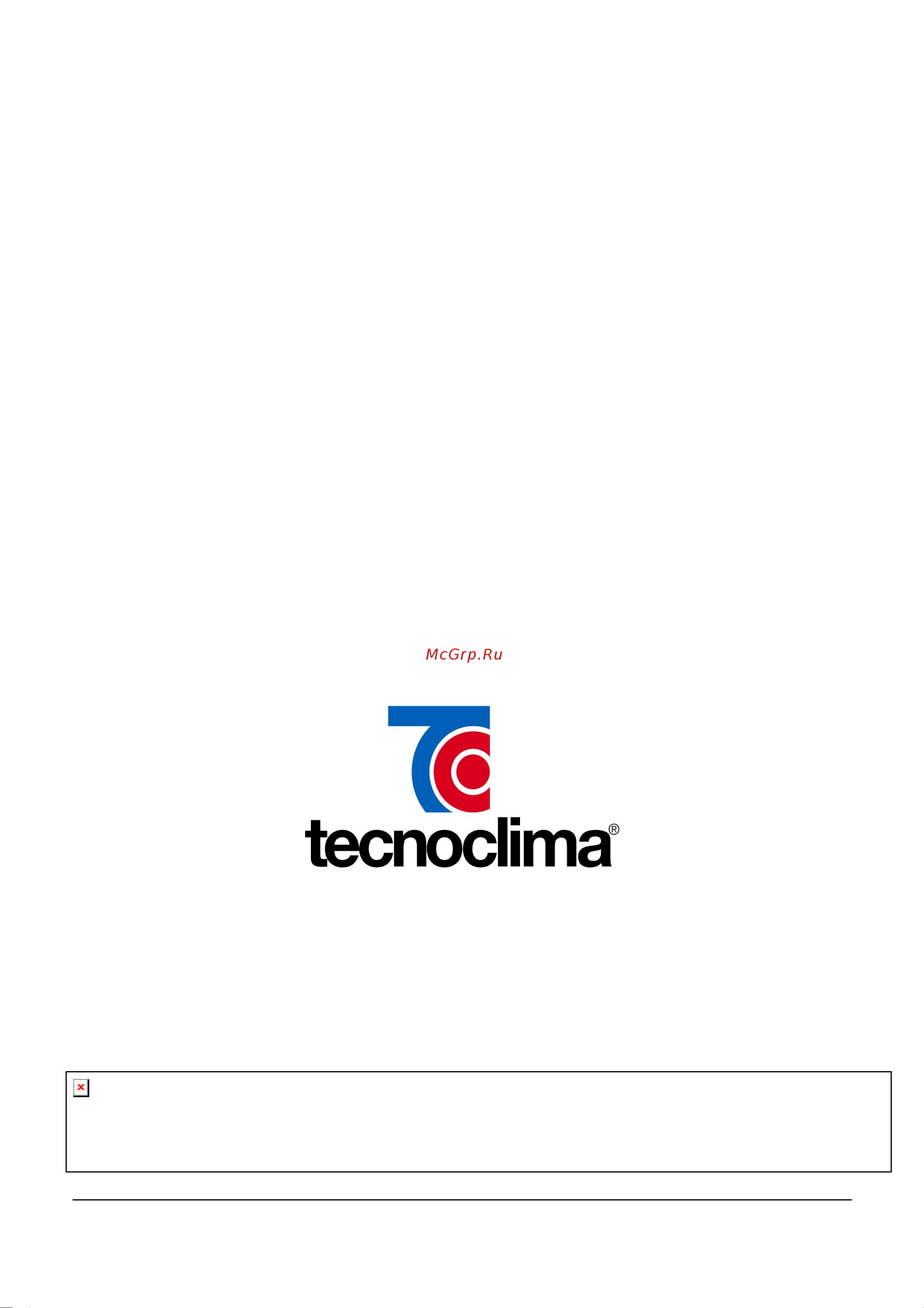 Tecnoclima TCO 500 E Инструкция по эксплуатации онлайн [33/33] 603144