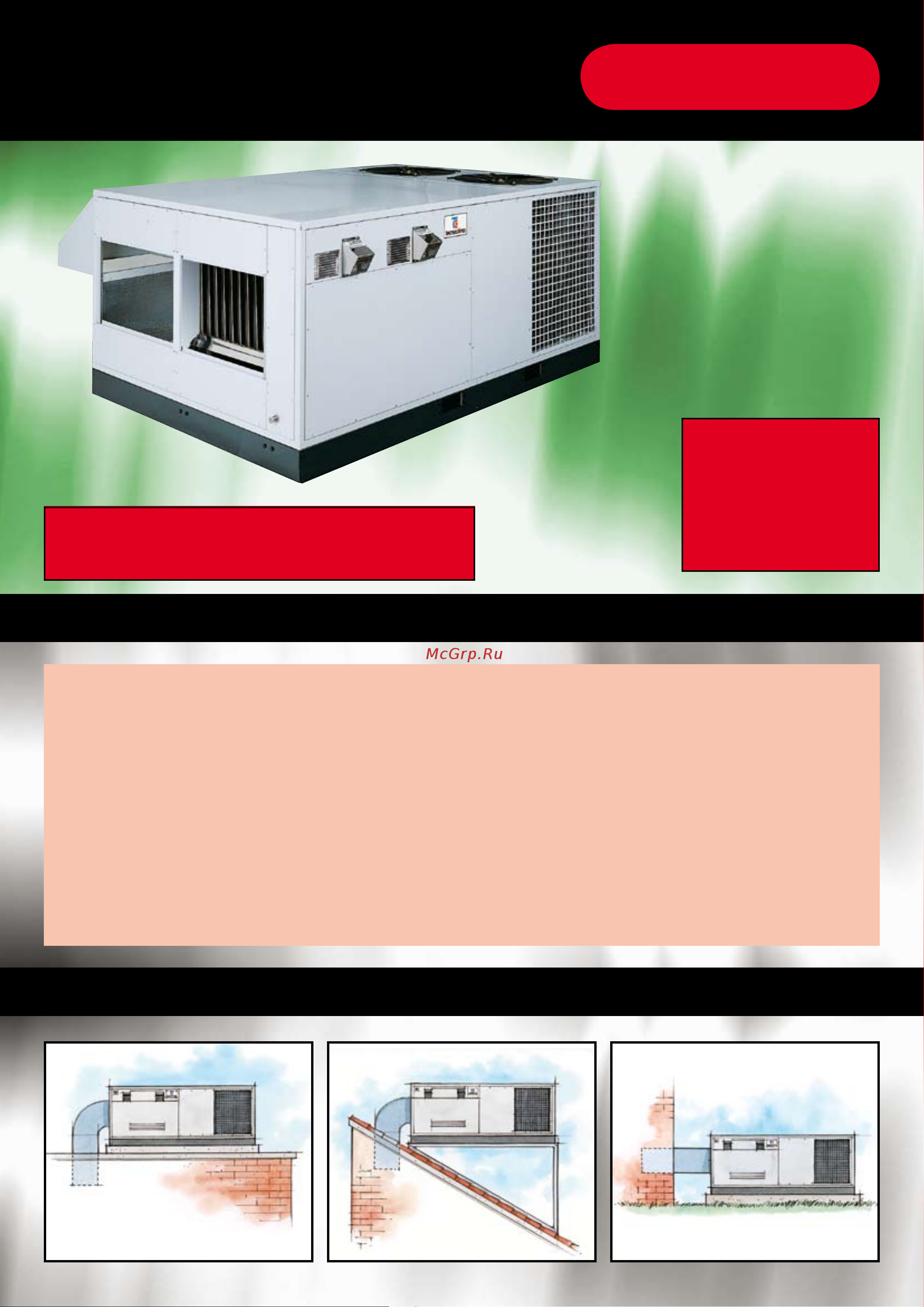 Tecnoclima MB 175 [26/28] Возможны варианты оснащения агрегата тепловым насосом рекуператором а также обеспечение его эксплуатации при очень низких температурах