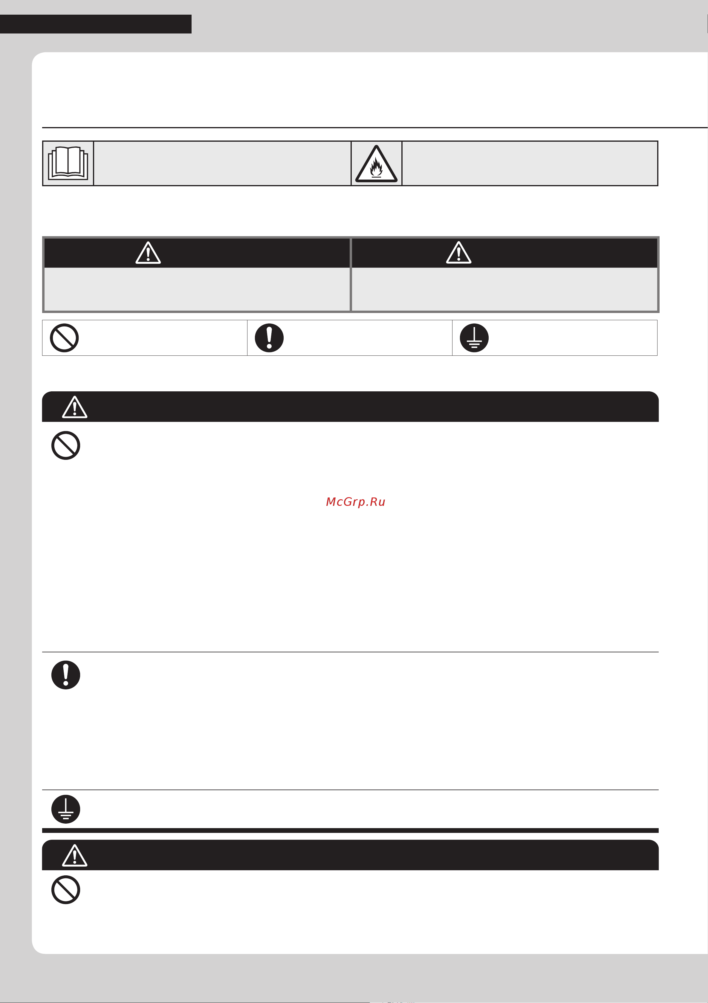 Daikin FTKM24PVMK [4/76] Safety precautions
